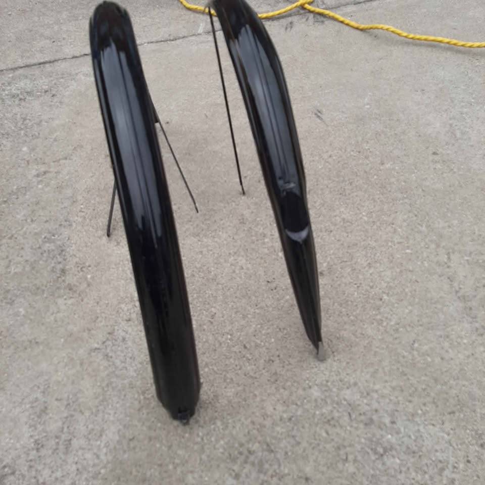 Vintage front rear fenders mudflaps Robin hood Nottingham bikes - photo 5