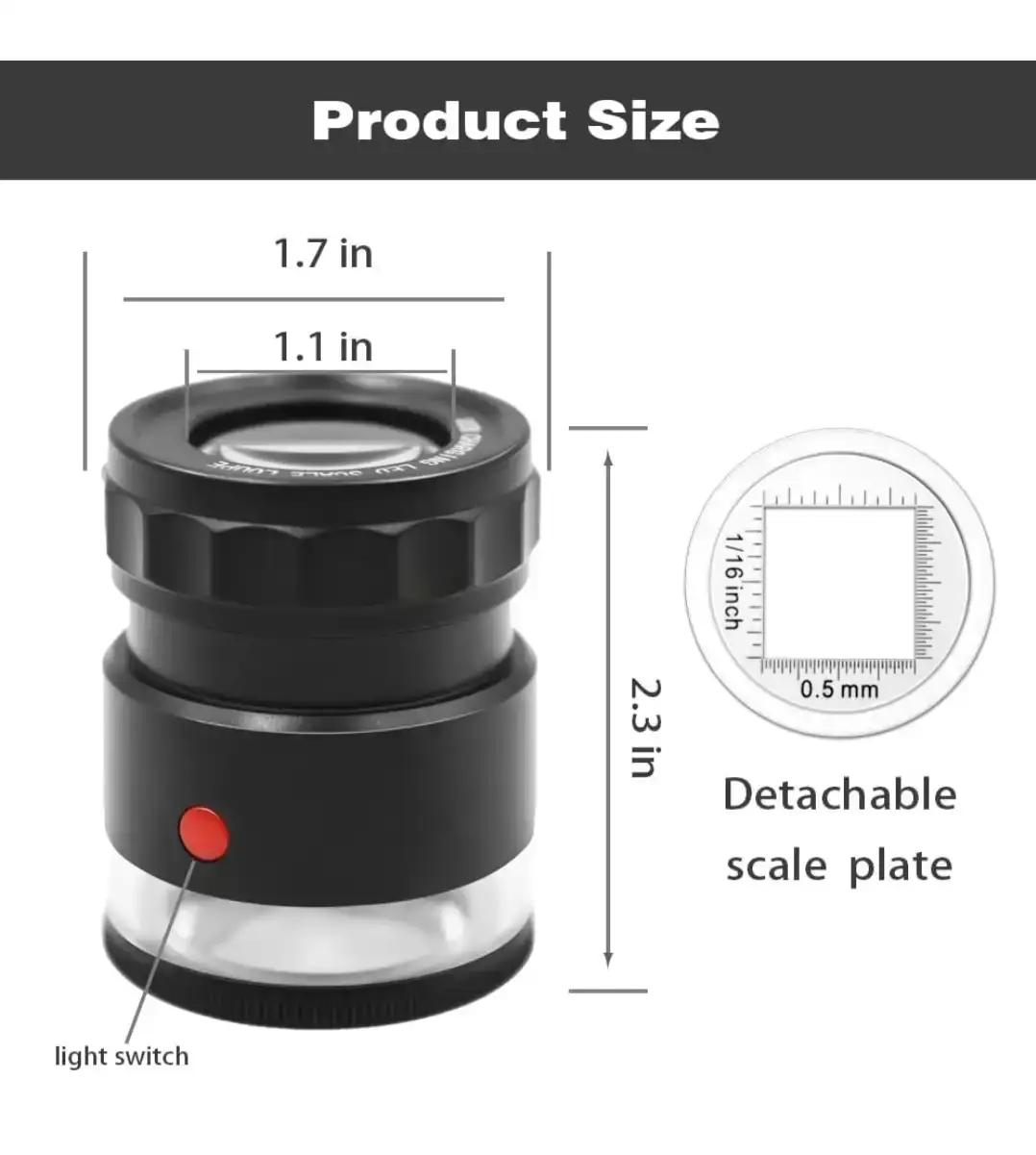 Koparneed 10x Rechargeable Jewelers Loupe - photo 2