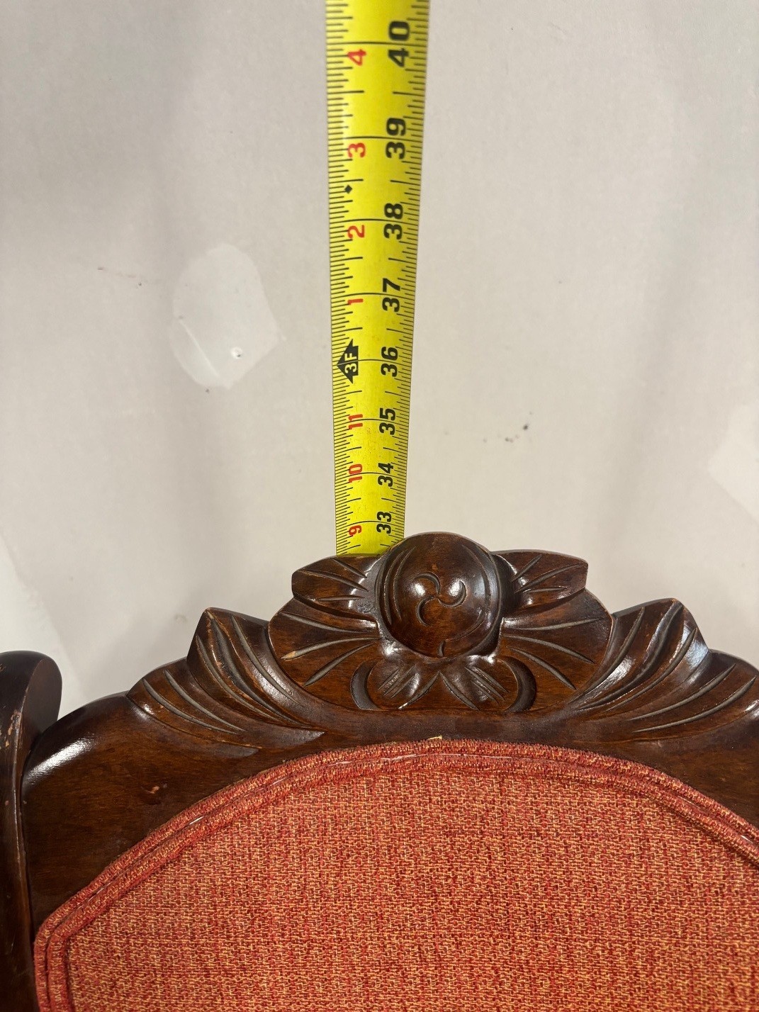 Vintage Foldable Wooden Rocking Chair - photo 4