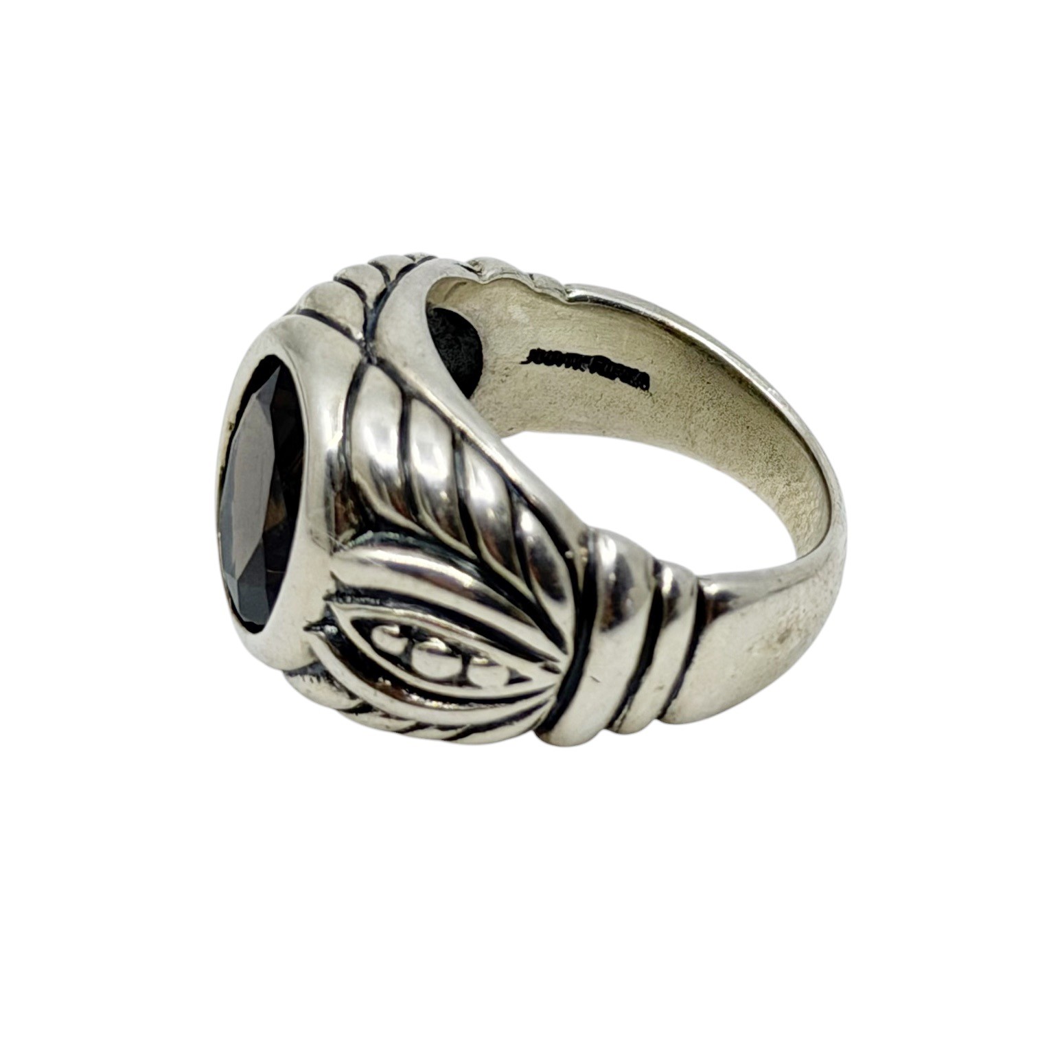 Judith Ripka sterling silver smoky quartz ring - GM1078 - photo 3