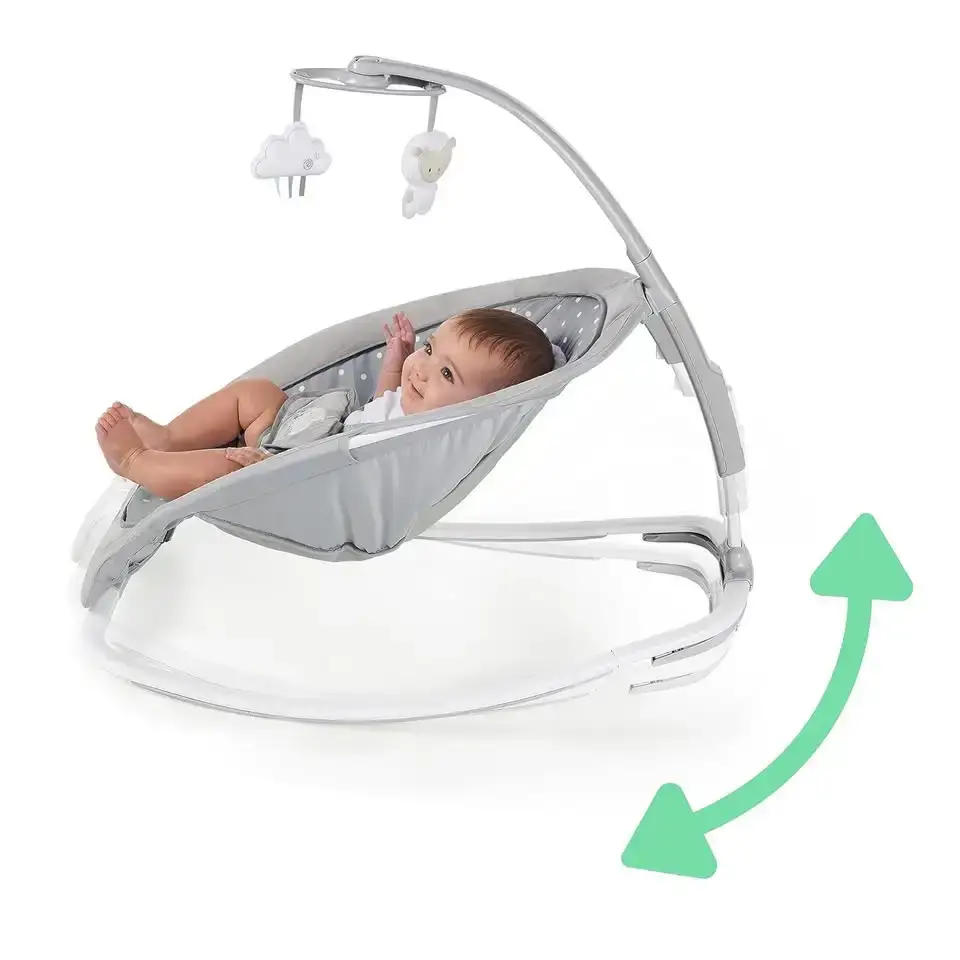 2-in-1 Lightweight Infant to Toddler Rocker and Baby Bouncer - photo 4