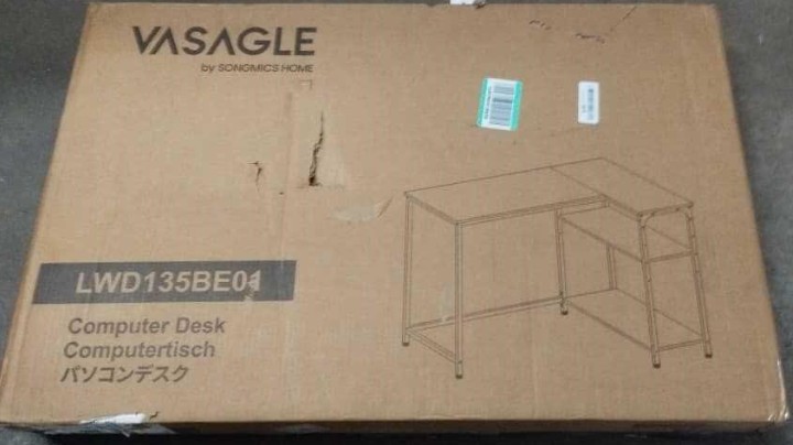 VASAGLE L-Shaped Computer Desk - photo 4