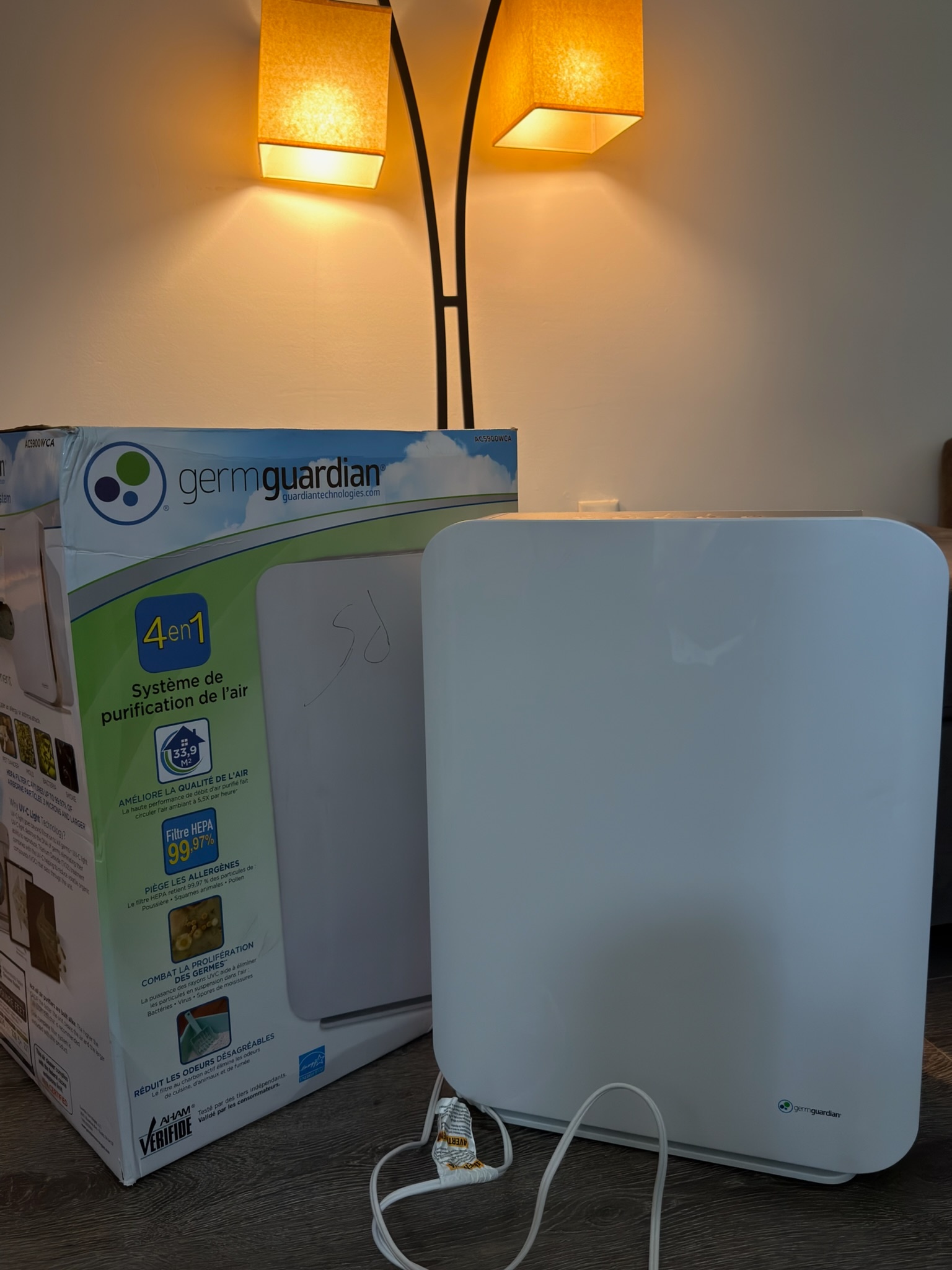 GermGuardian True HEPA Air Purifier AC5900WCA - photo 2
