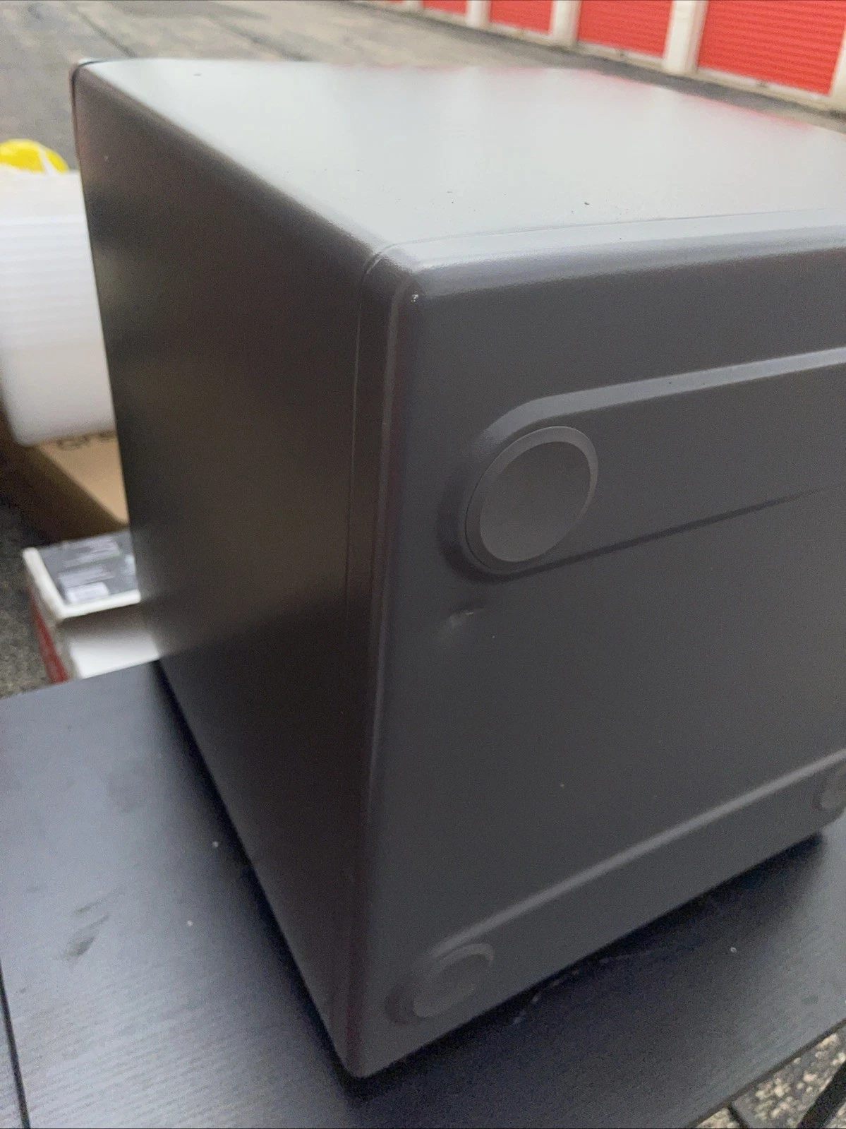 Free-Standing Wood Storage Cabinet, 6 Adjustable Shelves - photo 3