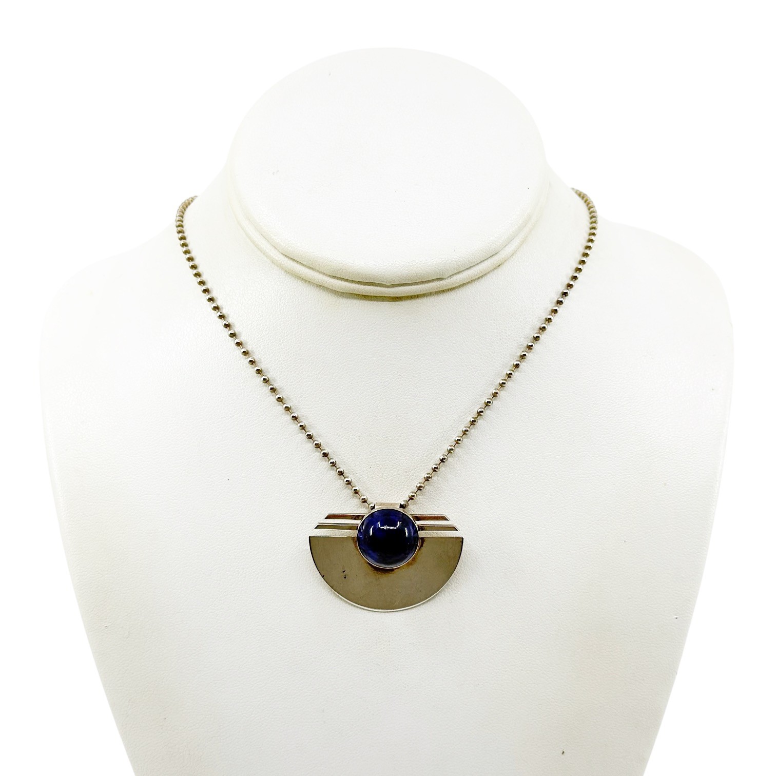 Sterling silver lapis lazuli pendant - GM1090 - photo 2