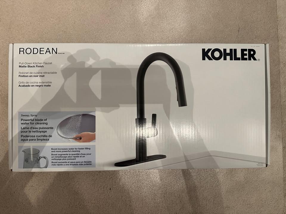 Kohler roedean faucets (BLACK) (Brand New In Box) - photo 2