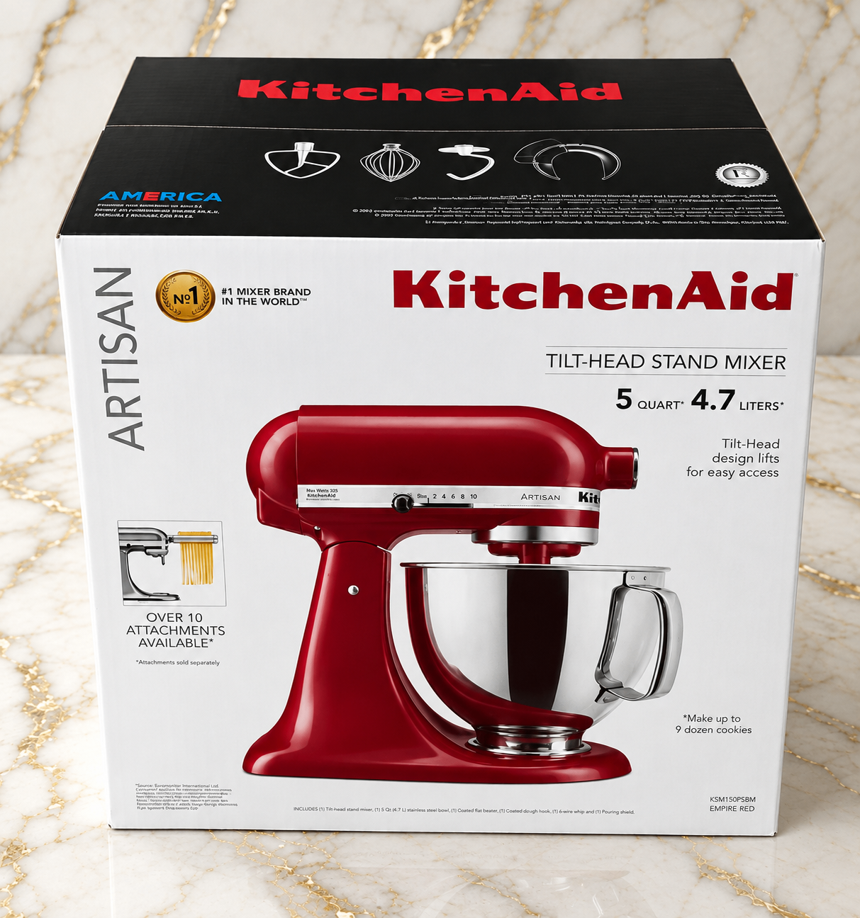 Retail Price $537-SEALED UNOPENED KitchenAid Artisan 5-Quart