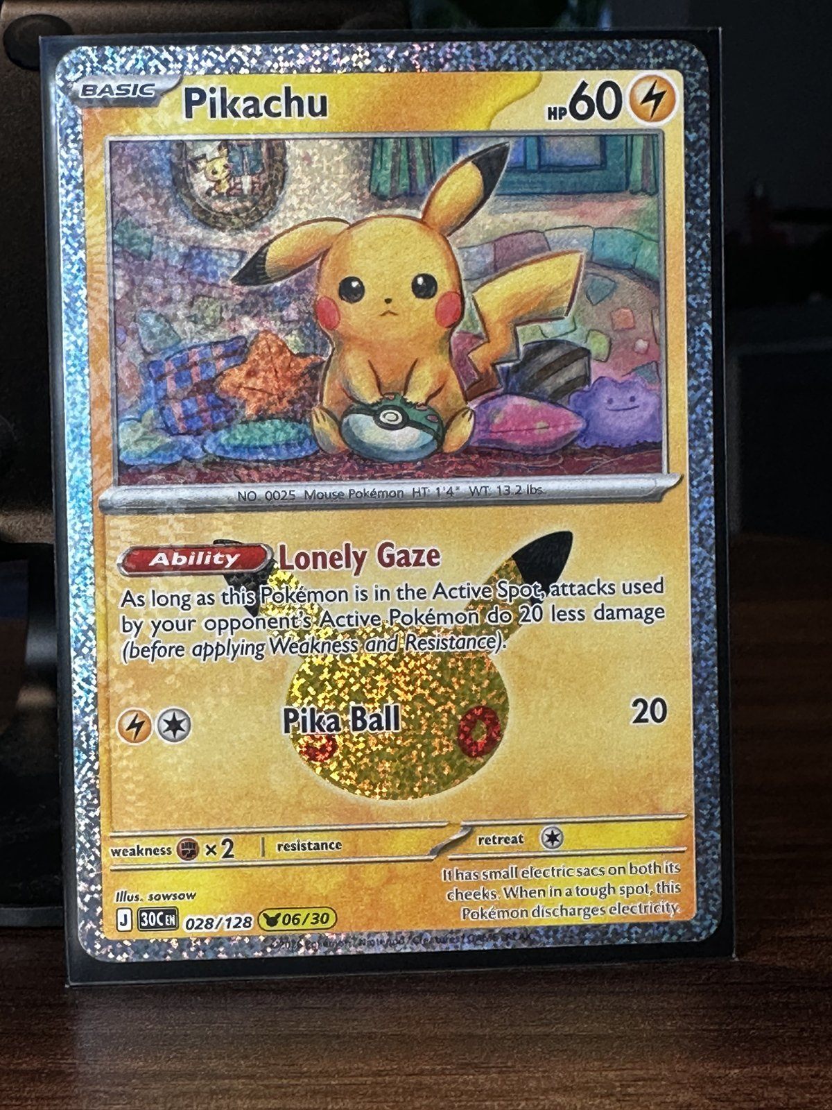 Pikachu 028/128 (06/30) - Pokemon 30th Celebration