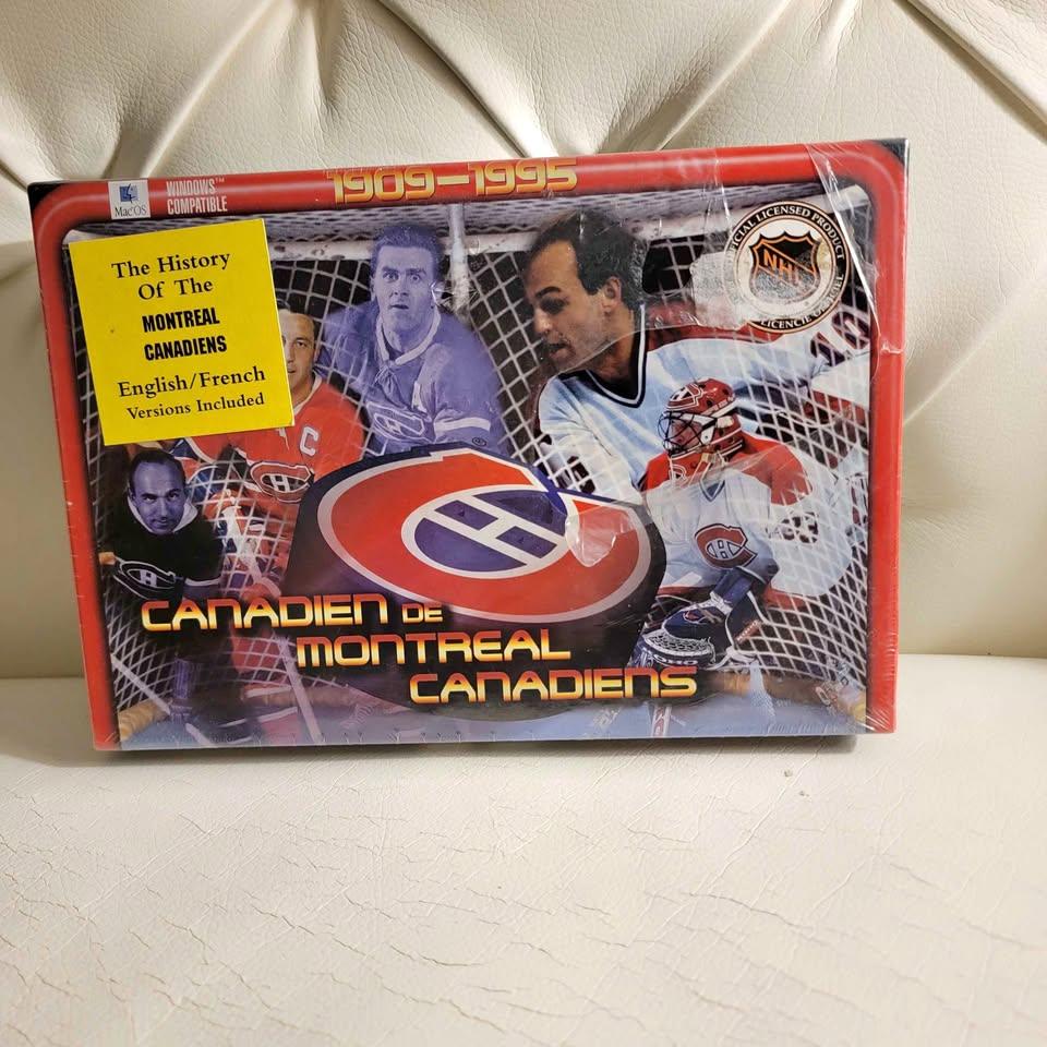 Montreal Canadiens 1909-1995 History CD-ROM - Sealed Vintage -
