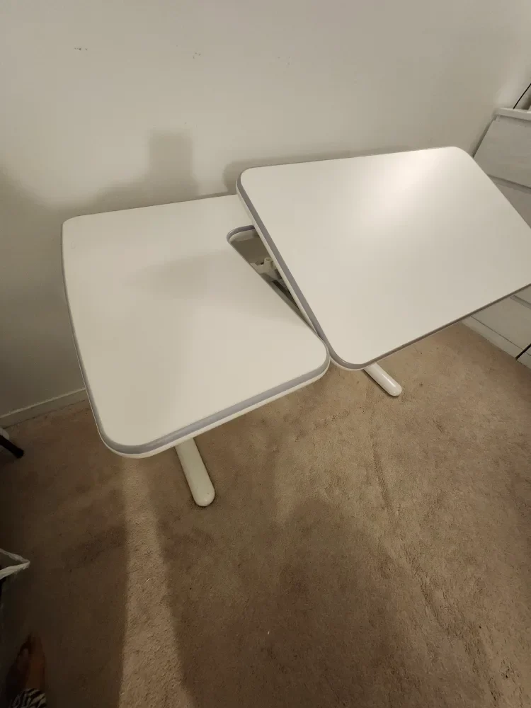 Adjustable Height Desk - White - photo 4