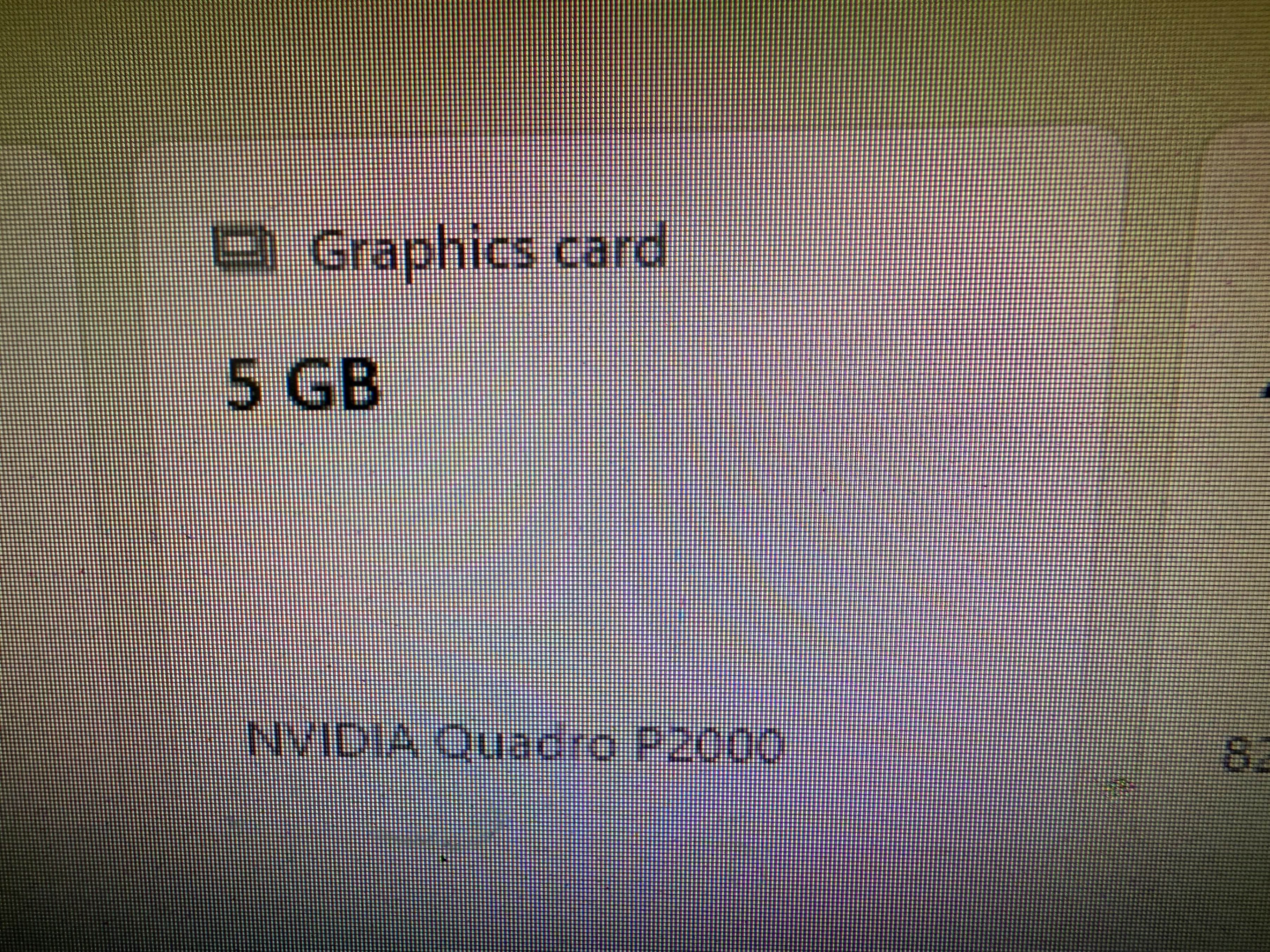USED - NVIDIA Quadro P2000 5GB Graphics Card - photo 3