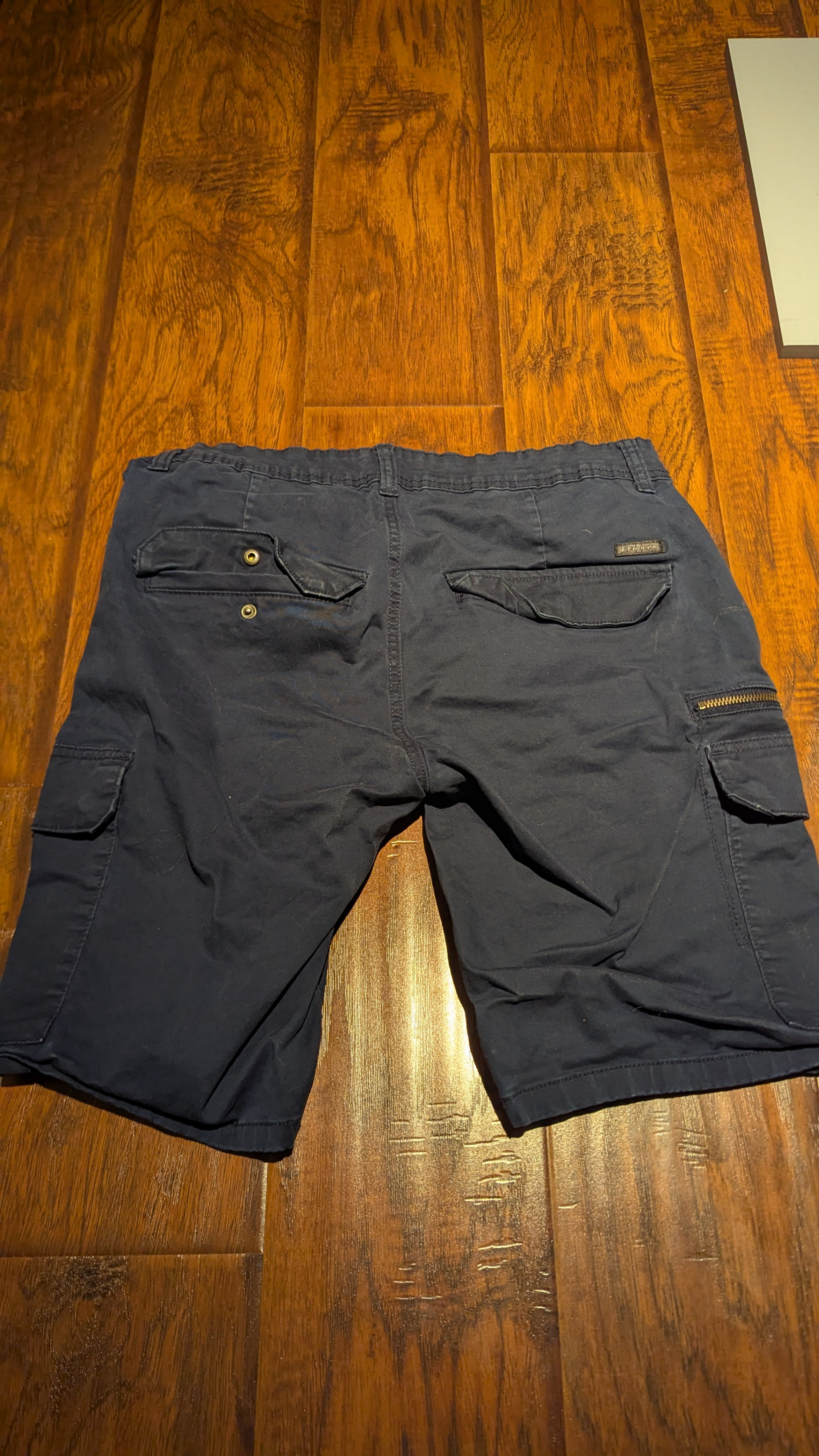 HUDSON Los Angeles navy cargo shorts size 30 - photo 2