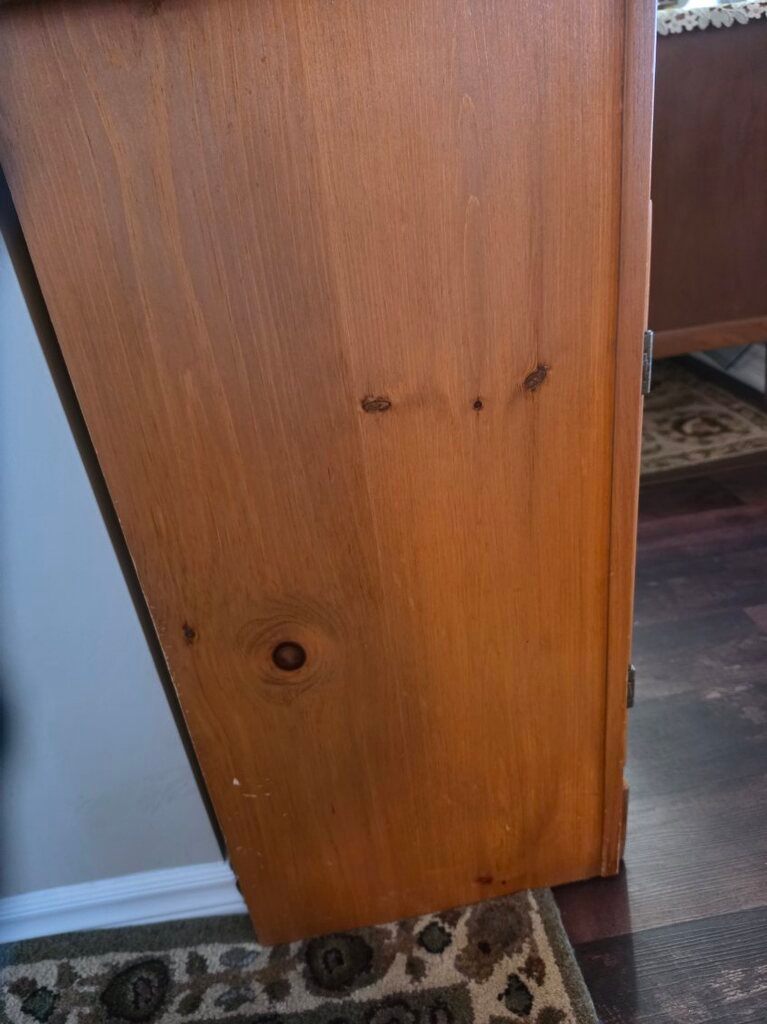 Solid Pine Wood Sideboard with Storage - photo 2