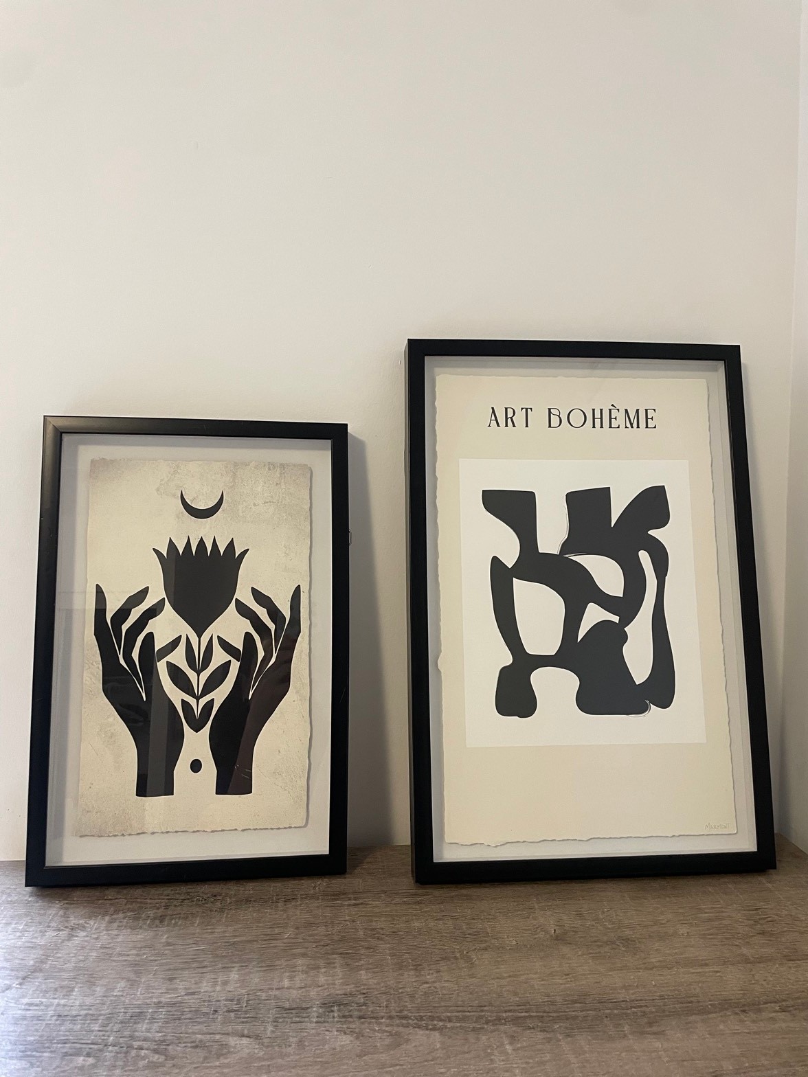 Art print bundle, black frames