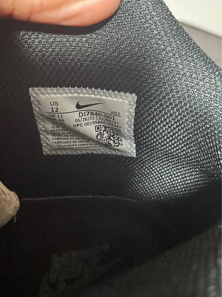 Black Stüssy Edition Air Force 1 '07 Mid SP - Size: Men's 12 - photo 4