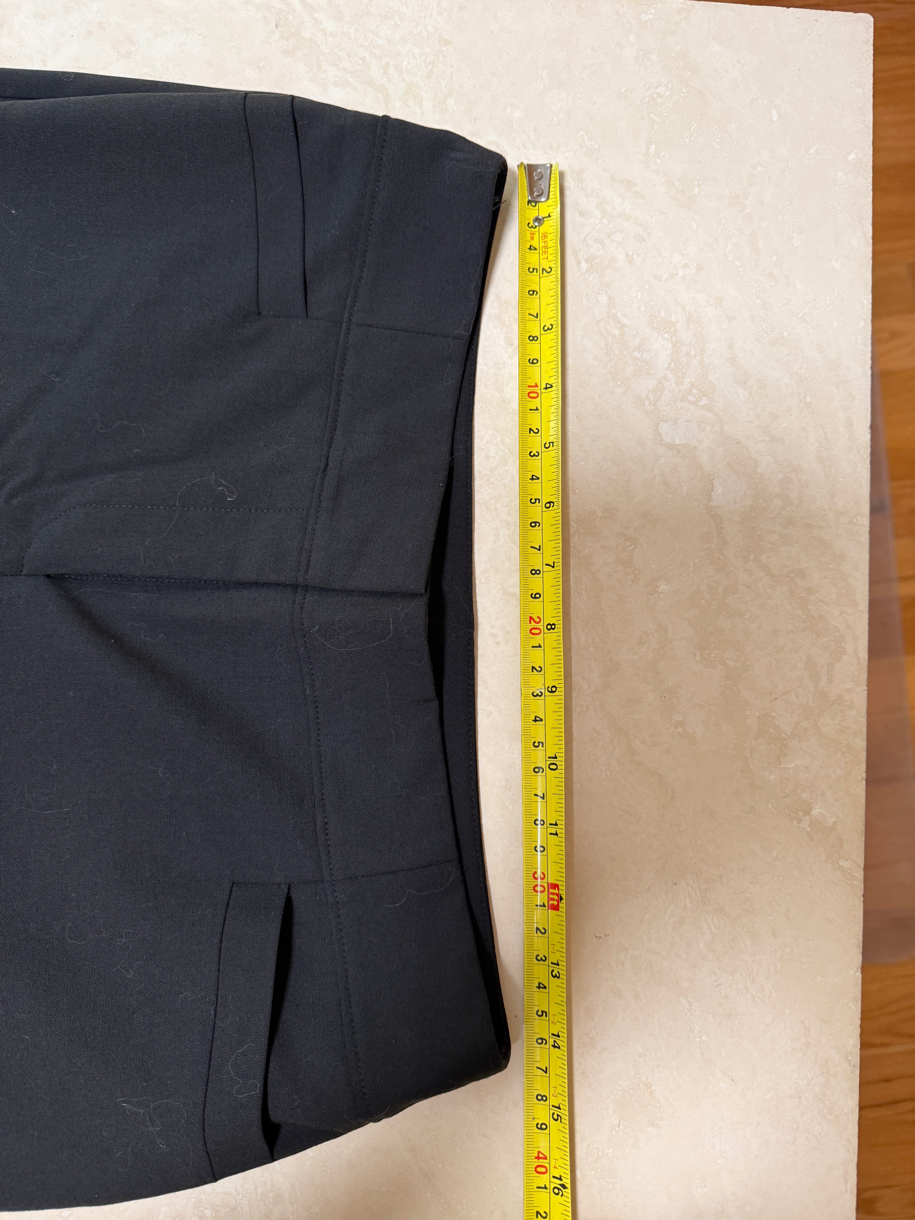 Le Chateau Wool Blend Black Trousers Size 7/8 Made In Canada - photo 5