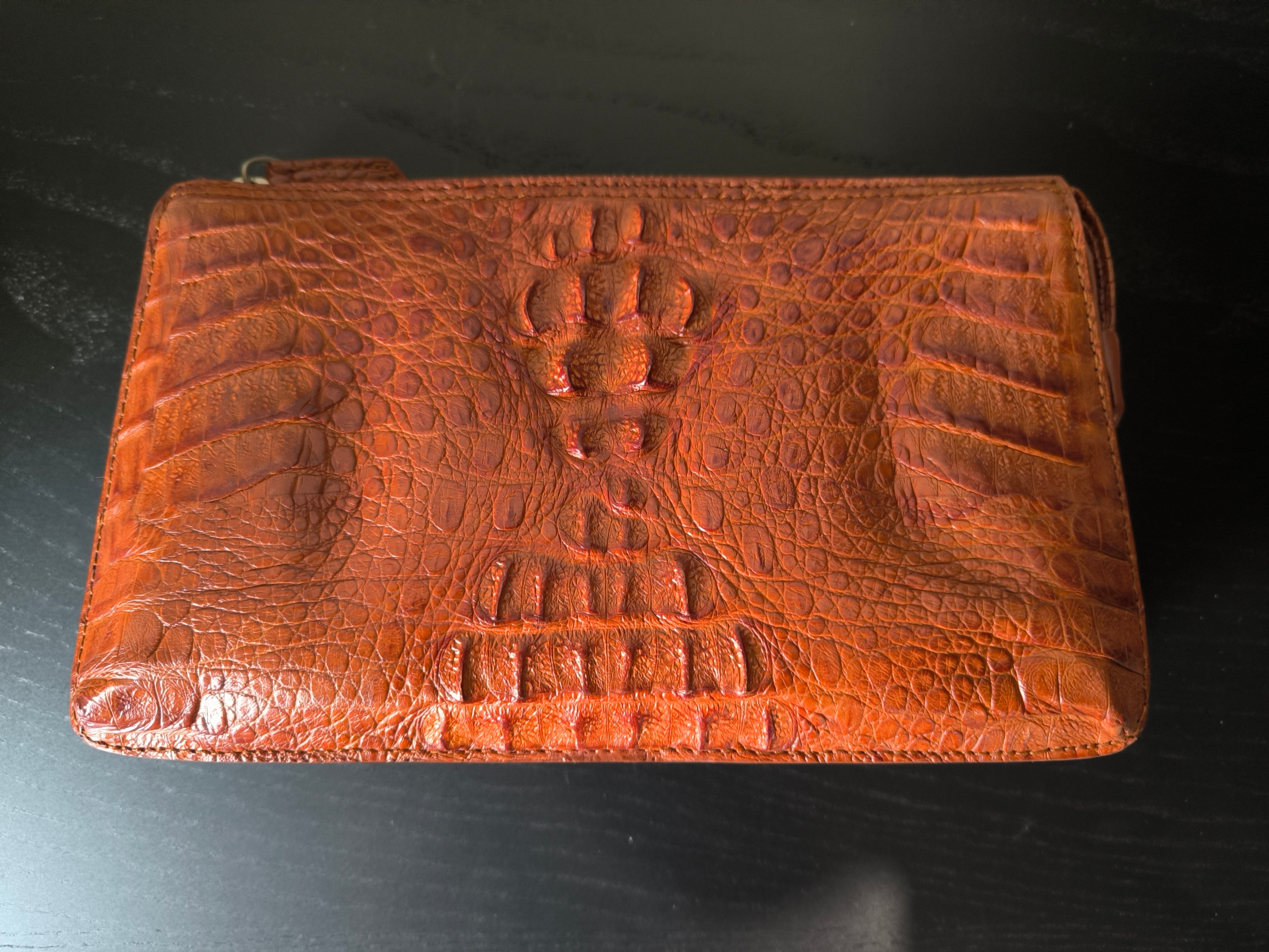 Brand New Crocodile Leather Purse from Zambia