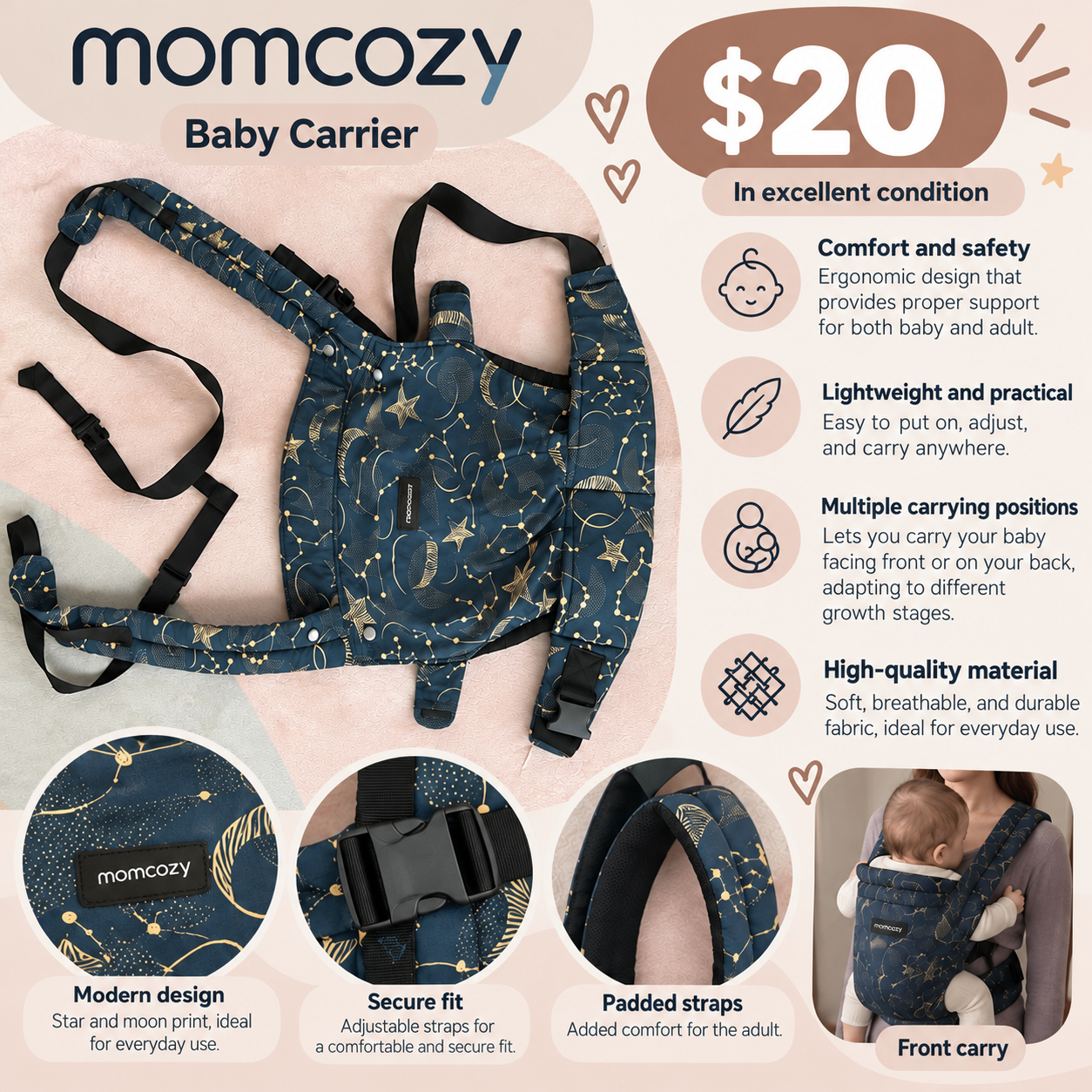 Momcozy Baby Carrier