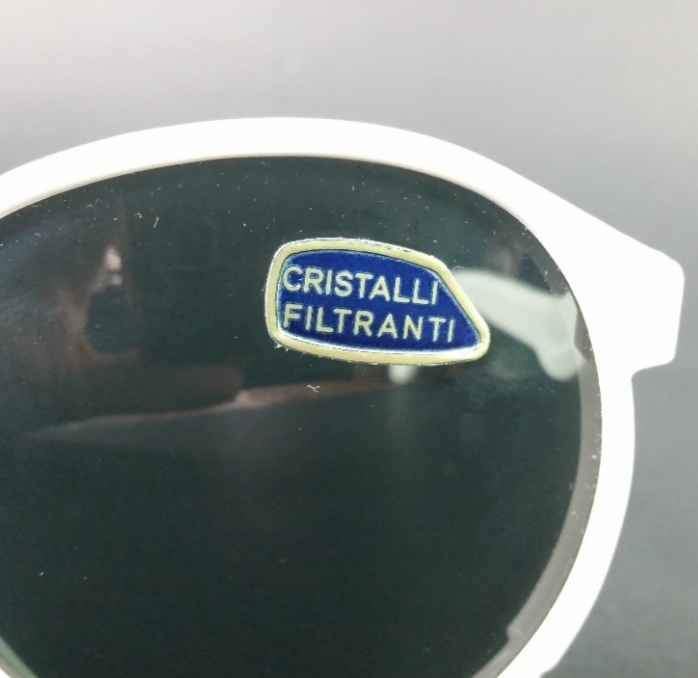 Vintage.Retro white Oversized Sunglassrs ITALY 1970'S ORIGINAL - photo 2