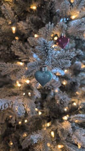Elegant Glass Heart Ornaments - Christmas / Valentines Day 12pcs - photo 5