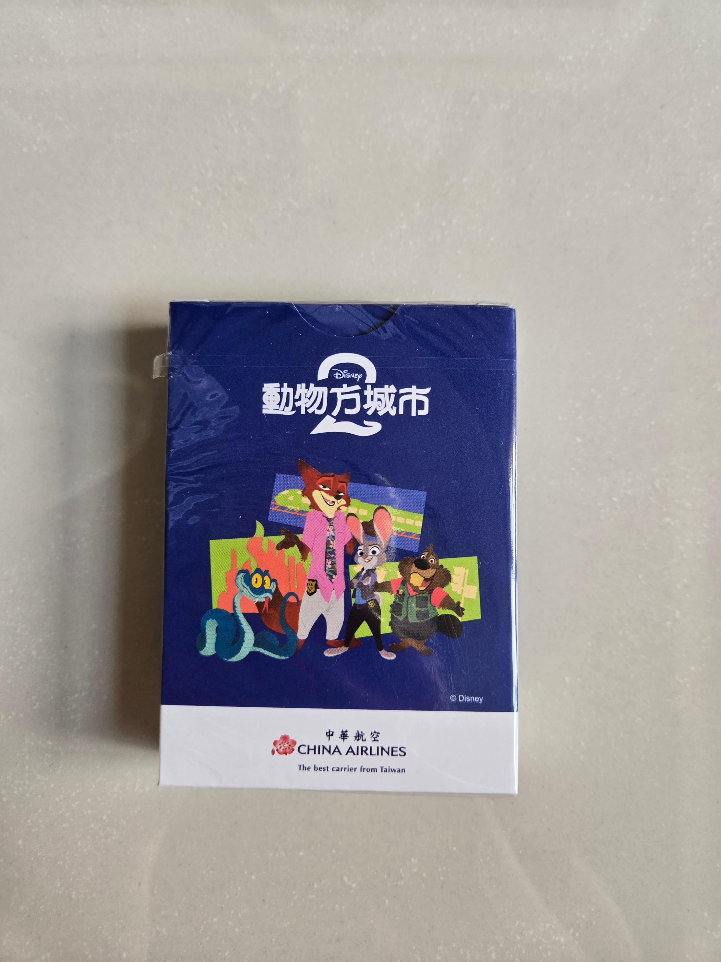 Zootopia 2 Playing Cards China Airlines