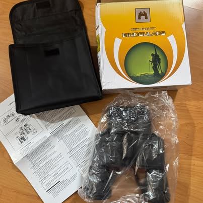 80x80 Binoculars – 10x Zoom, 50mm Lens, Compass