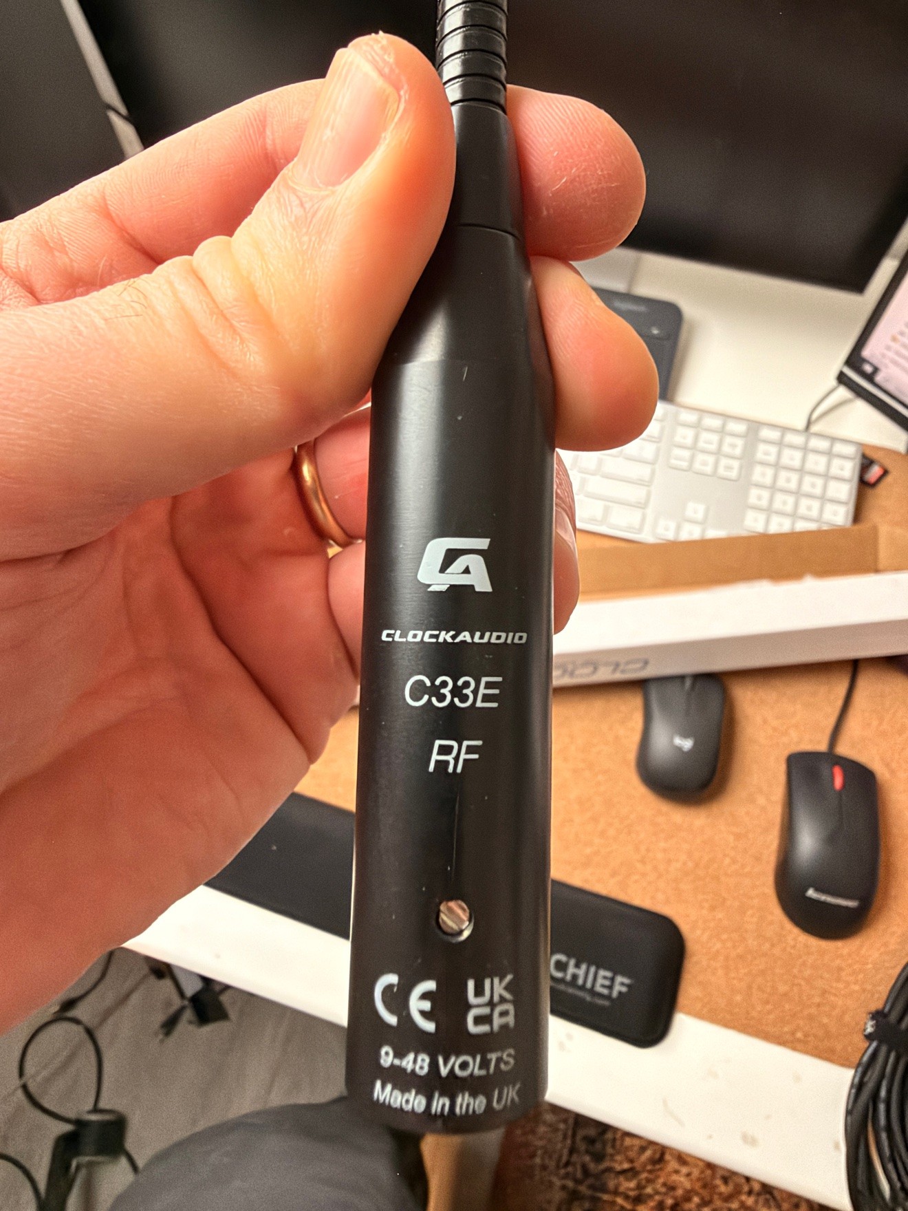 Clockaudio C33E RF Cardioid Gooseneck Microphone