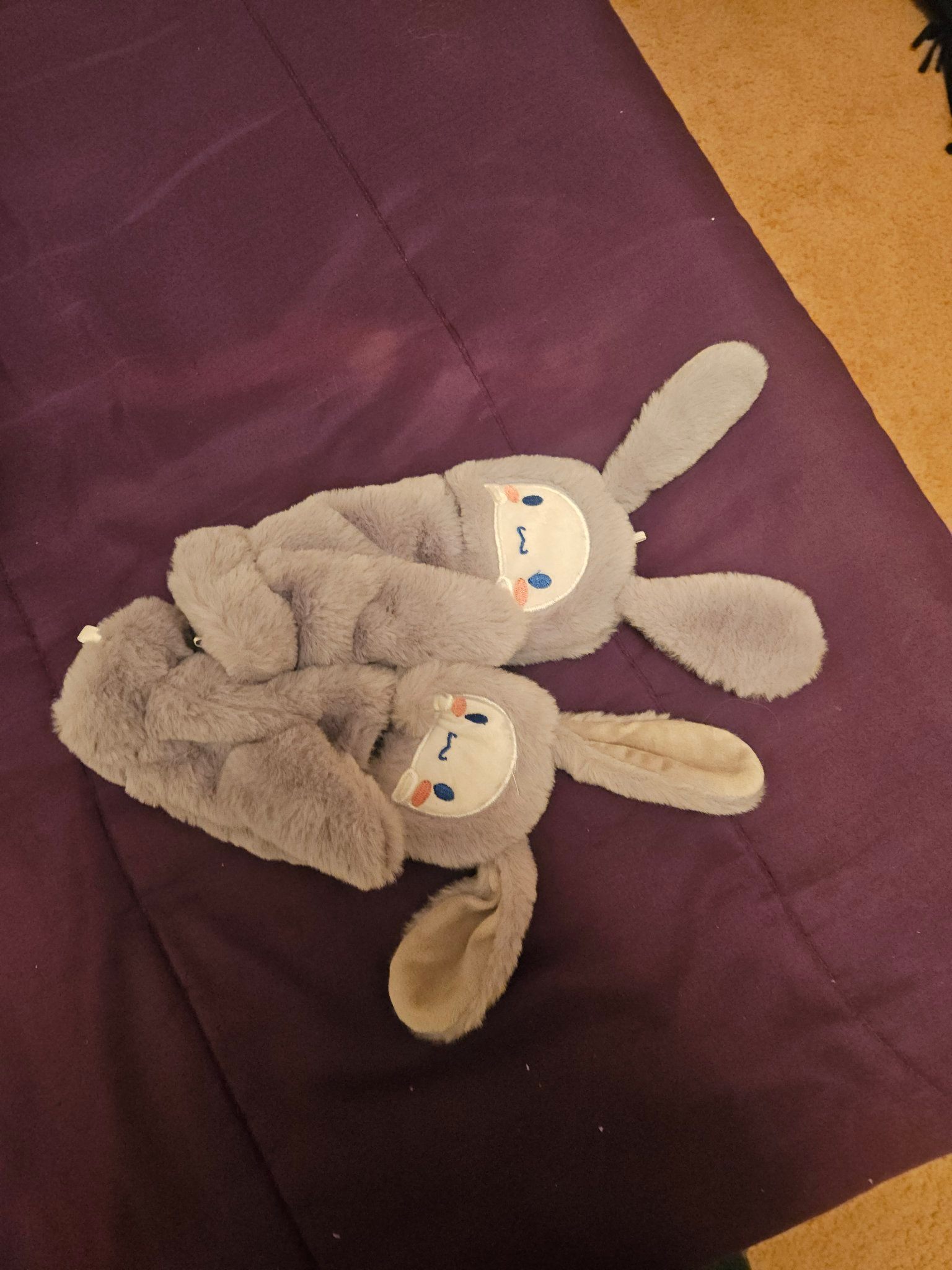 Cinnamoroll Fluffy Mittens - Grey