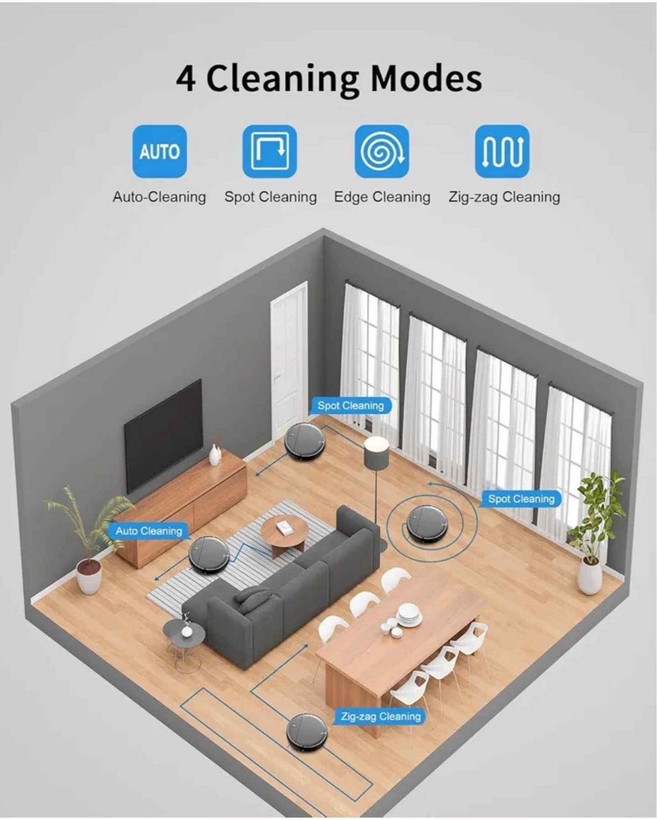 Robot Vacuum and Mop Combo (BR151) - Brand New - photo 4