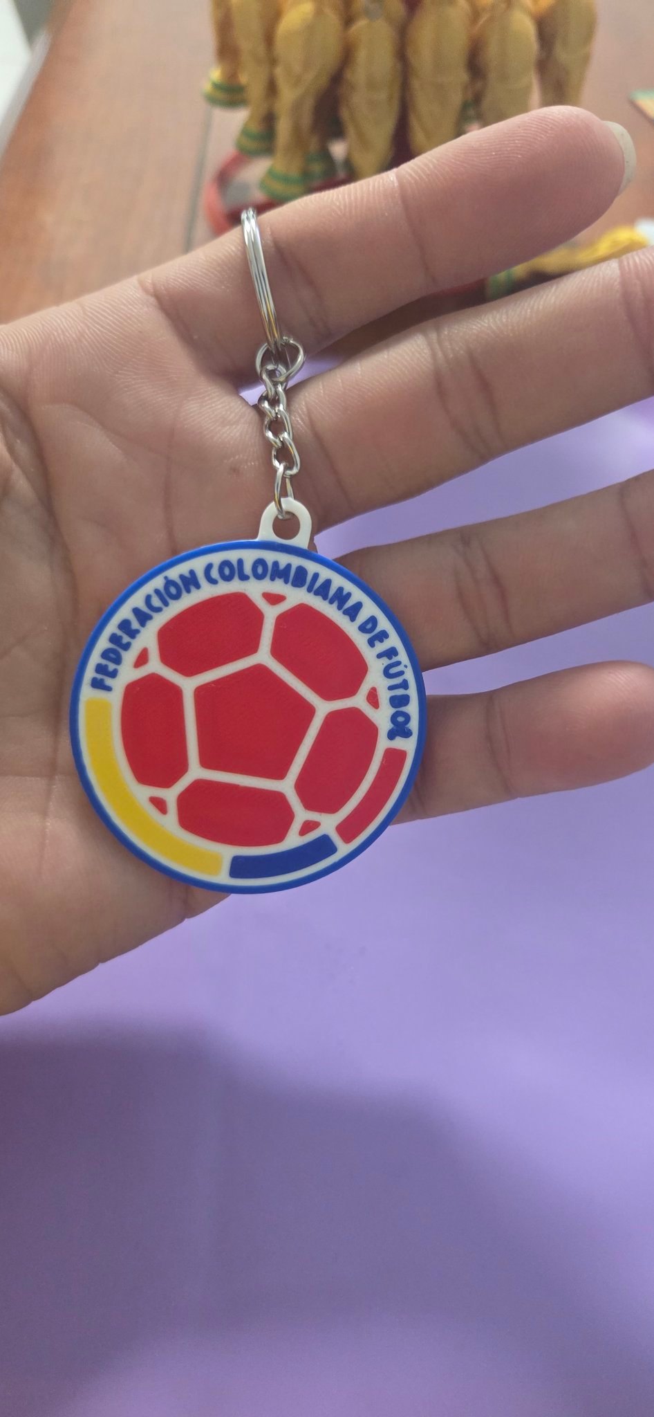 Llavero Federación Colombiana de Fútbol - Impreso en 3D - photo 2