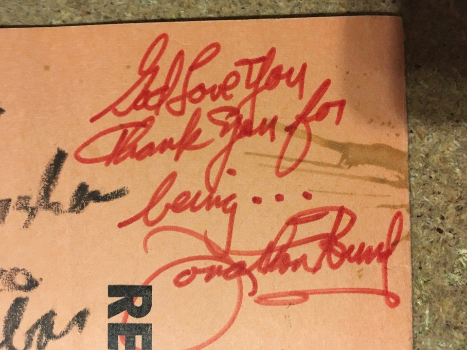 SECOND CITY CHICAGO COMEDY CLUB THREE SIGNED AUTOGRAPHS MENU - photo 3