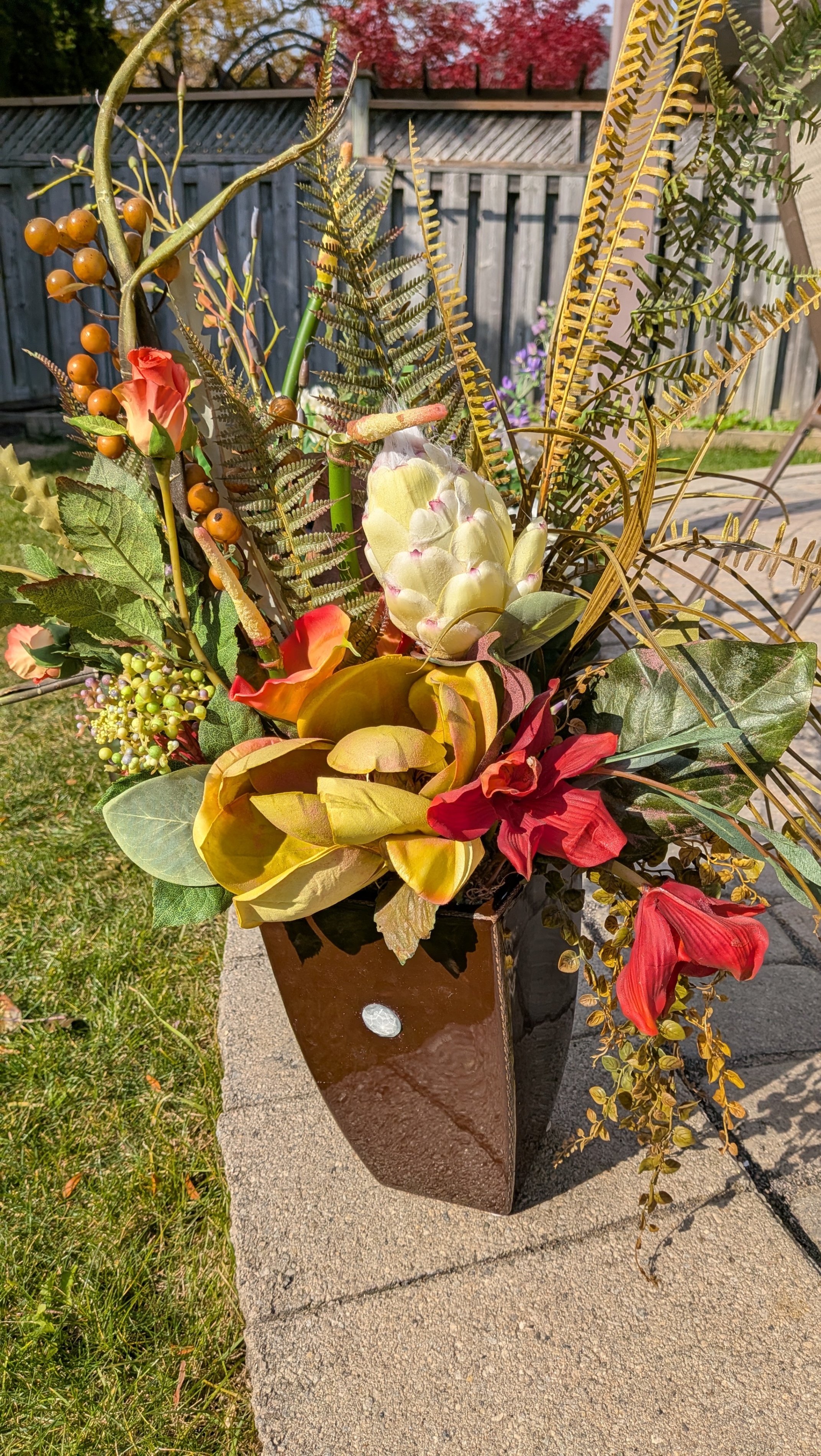 Large Decorative Artificial Floral Arrangements – $65 / $85 OBO