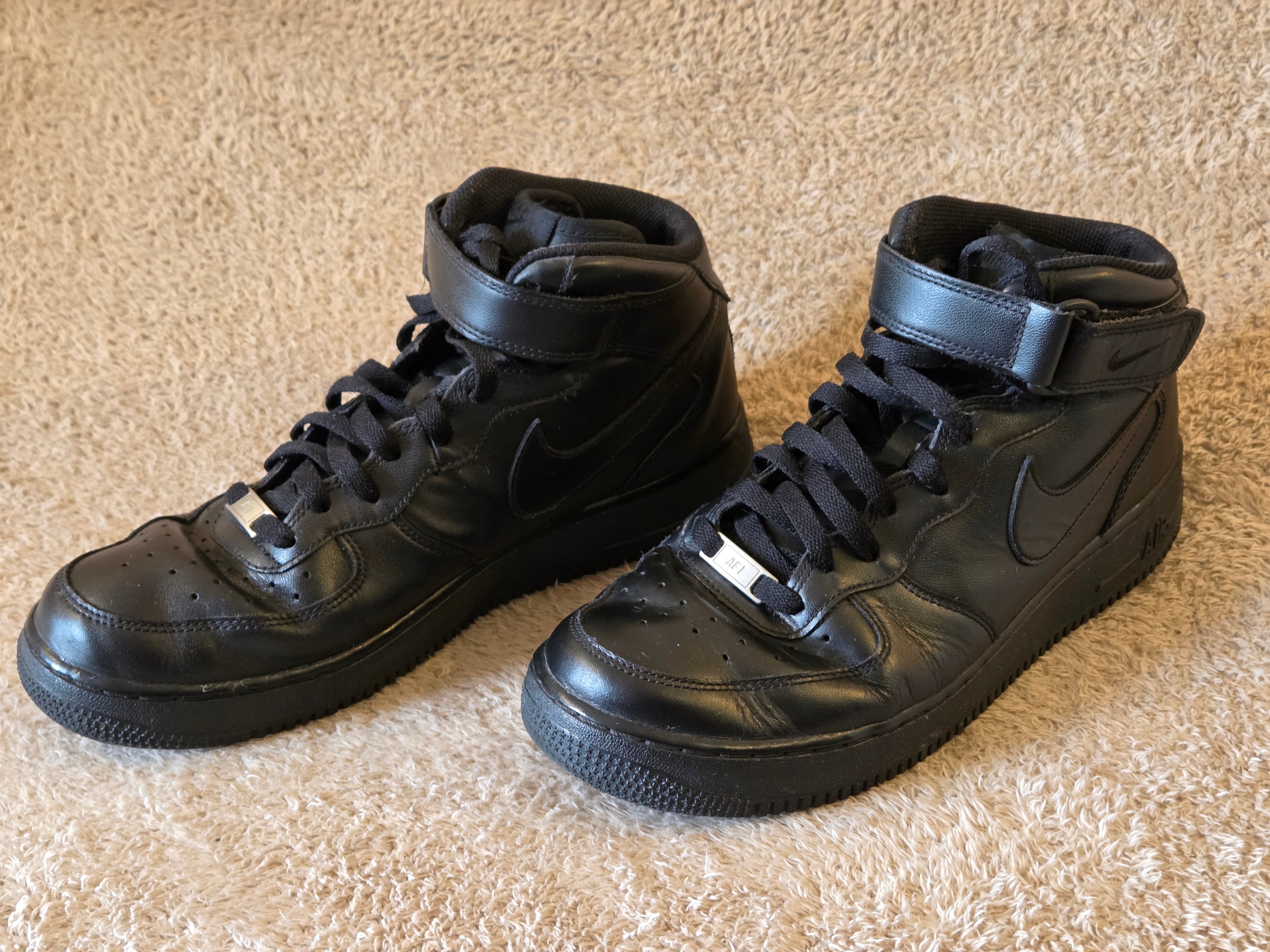 Nike Air Force 1 Mid '07 Triple Black Men's US 10 - photo 4