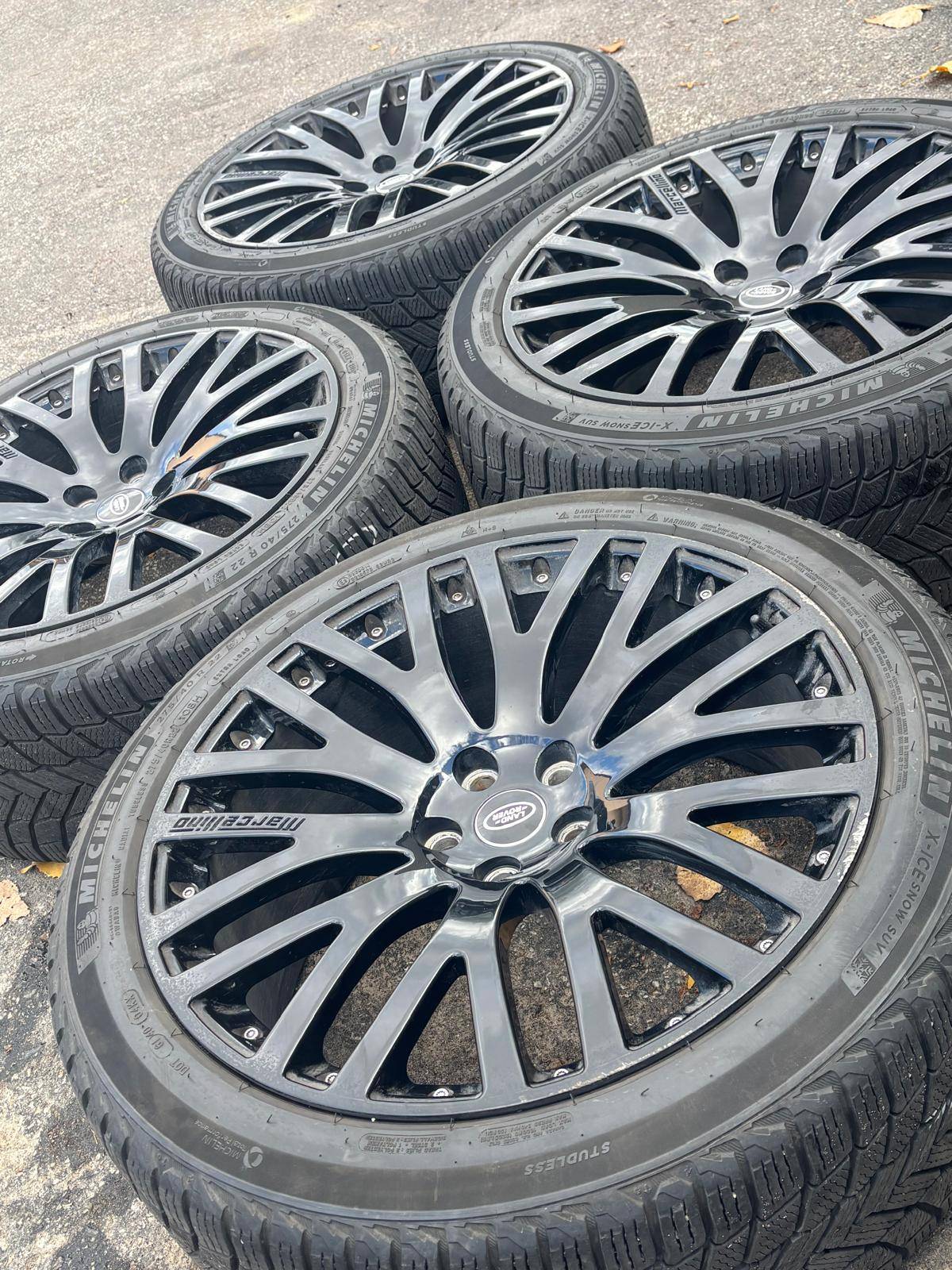 22”RangeRover/Discovery(5x120)+275/40/R22 Michelin snows+TPMS