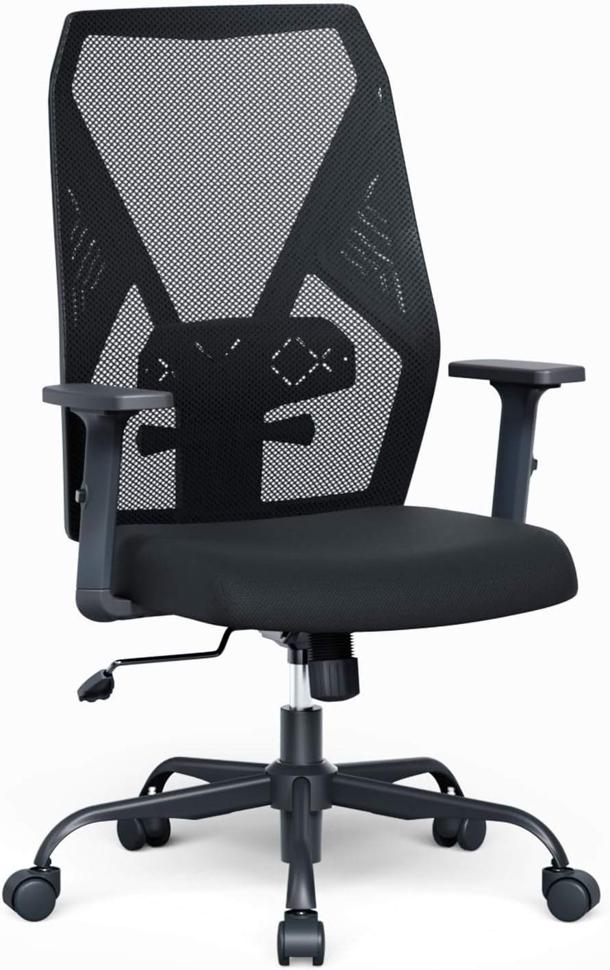 Ergonomic Office Chair, Lumbar Support 10-Level Armrest - photo 2