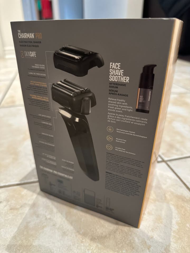 Manscaped the chairman pro electric foil shaver - photo 2