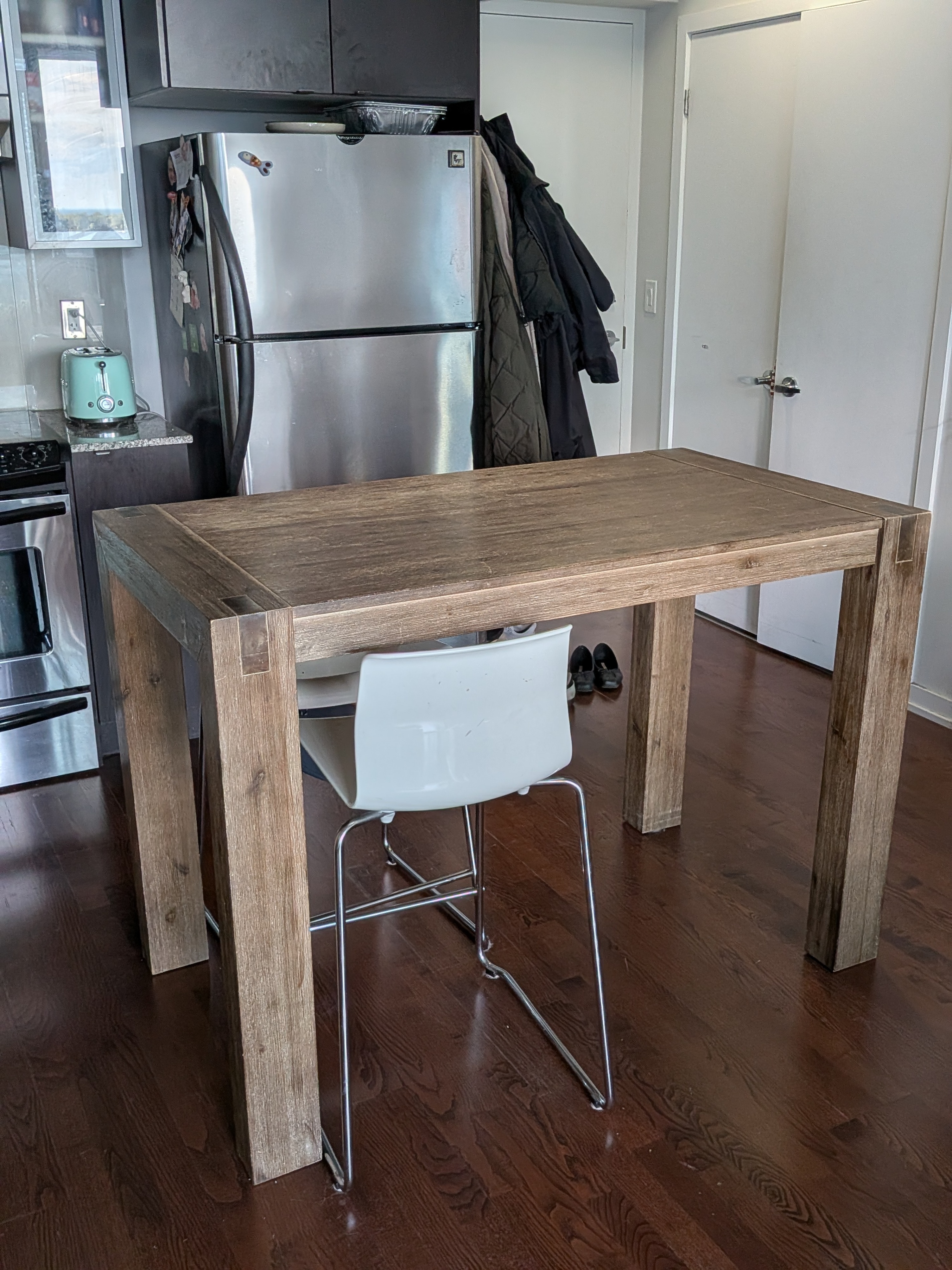 Structube Solid Wood Kitchen Island