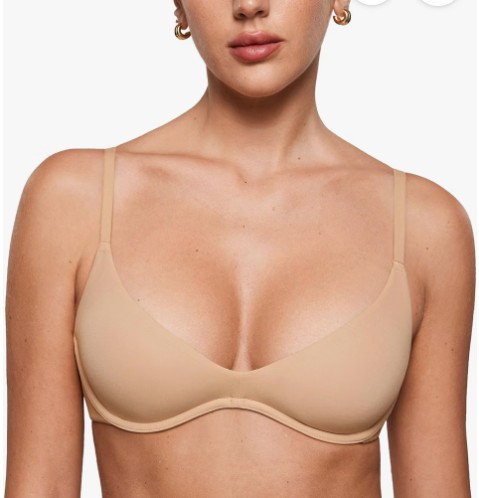 INLYRIC Womens Underwire Bra Warm Beige 38D
