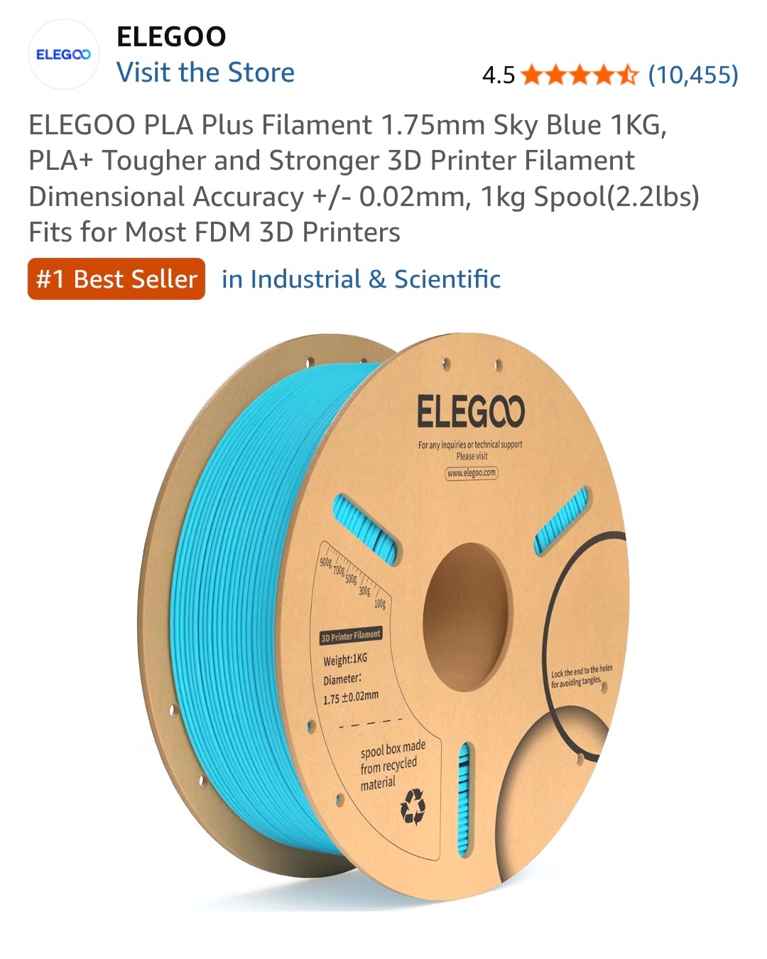 ELEEGO PLA PLUS 3D - photo 4