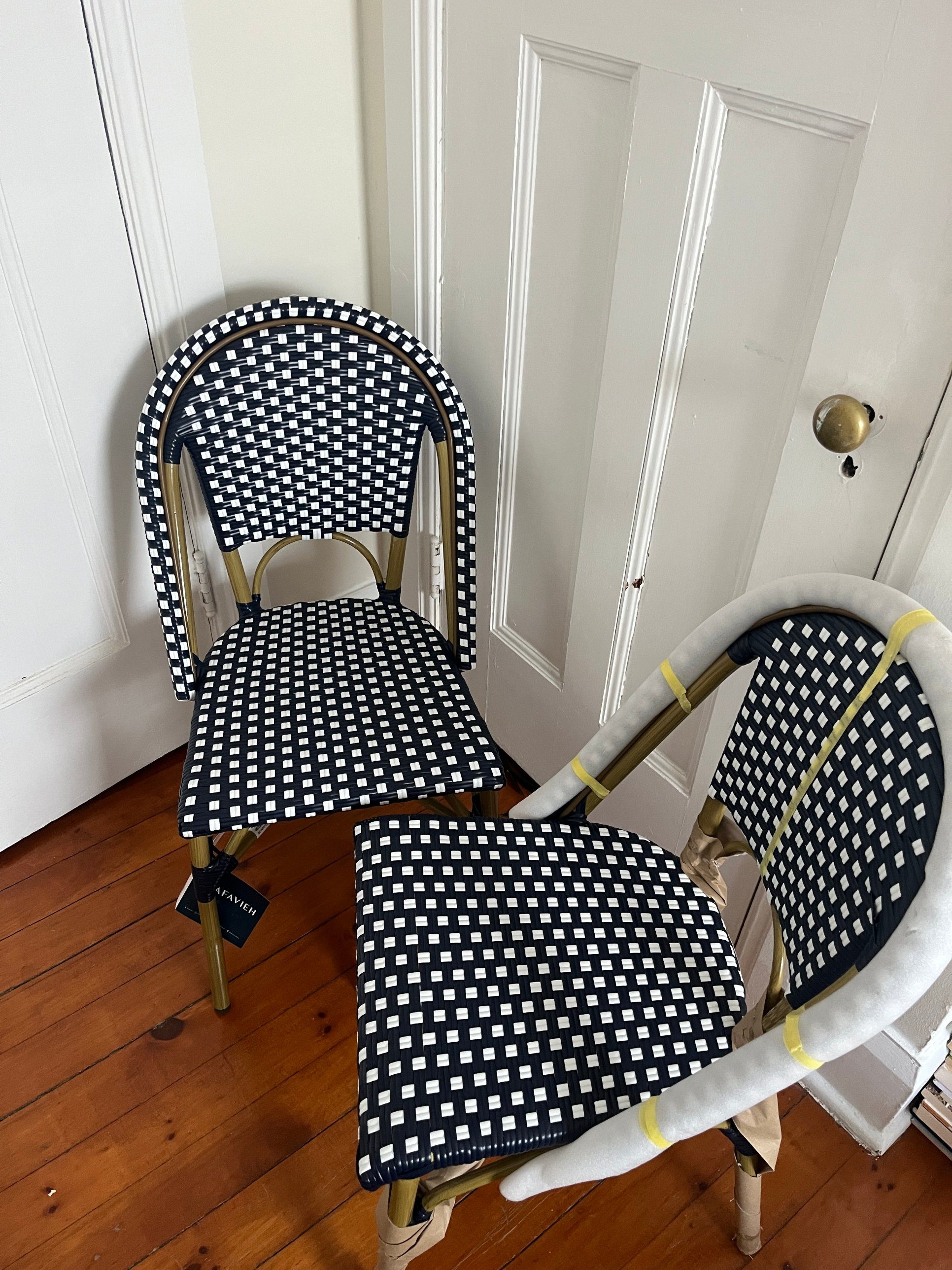 Patio chairs, set of 2