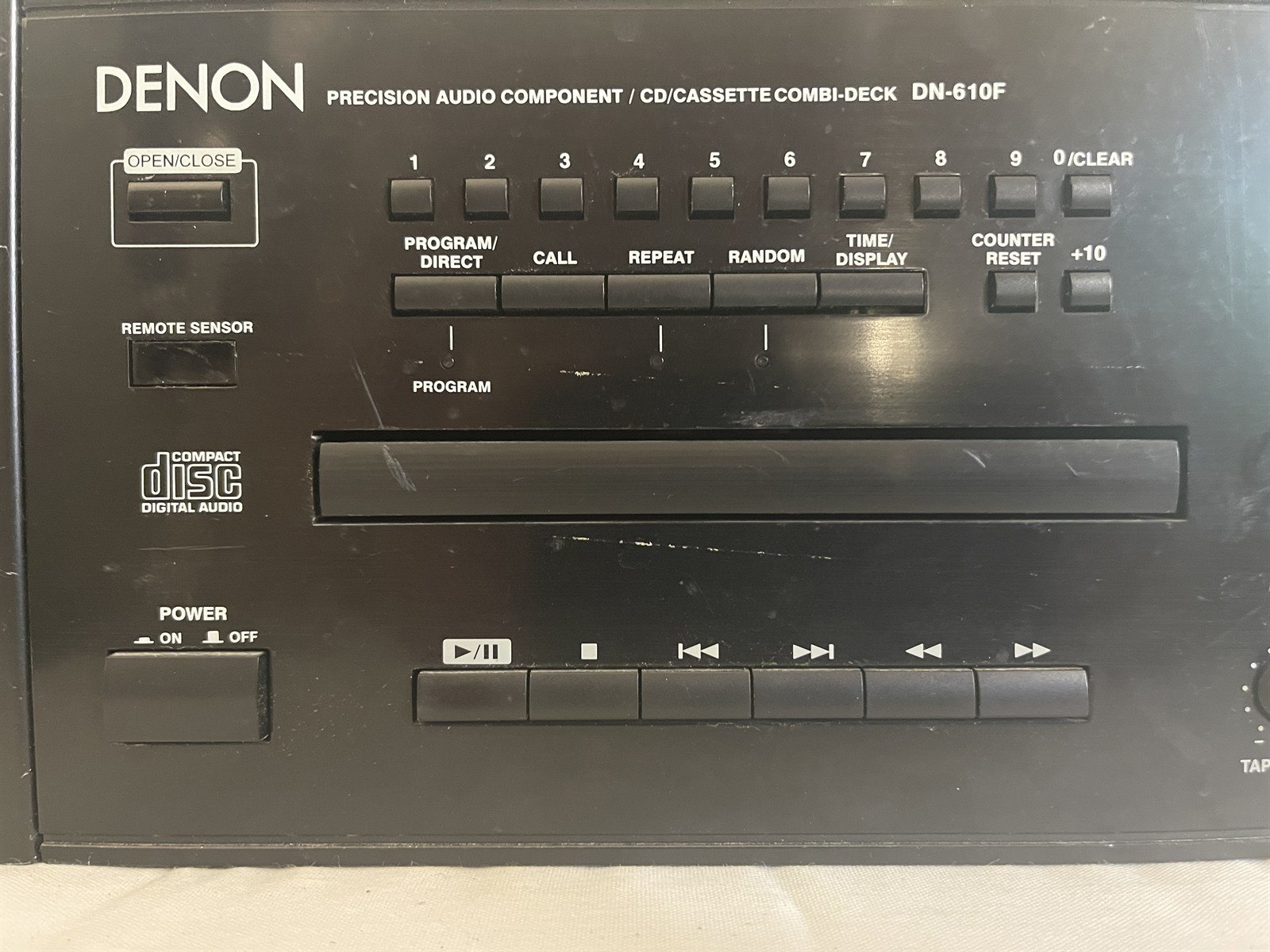 Denon DN-610F CD/Cassette Combo Deck - Tested - photo 2