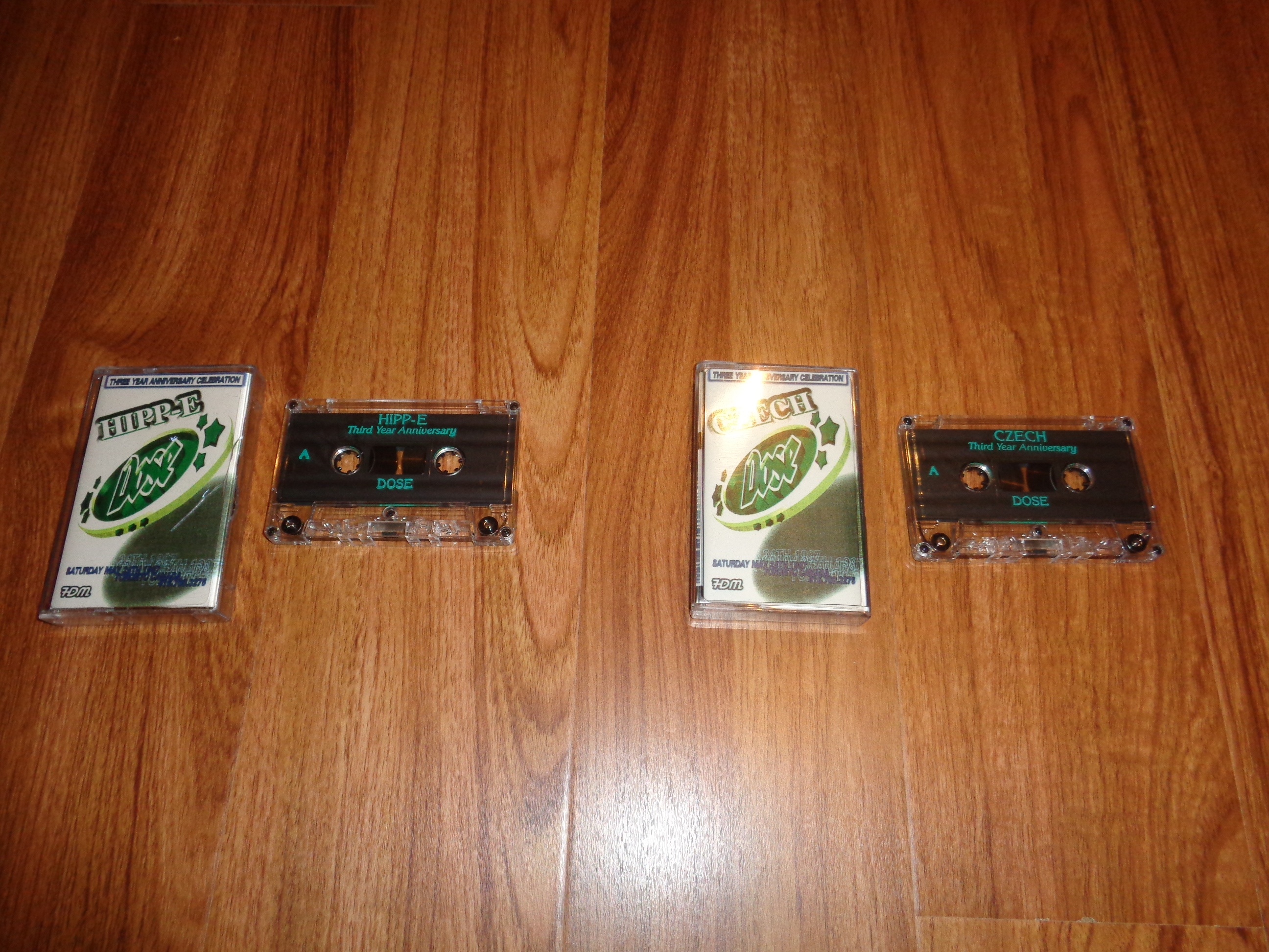 Vintage Casettes Rave Music