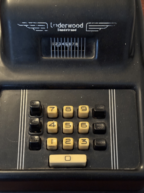 ANTIQUE Underwood Mechanical Adding Machine - photo 3