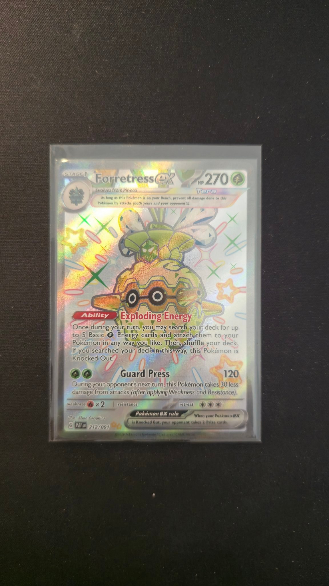 Forretress ex Paldean Fates 212/091