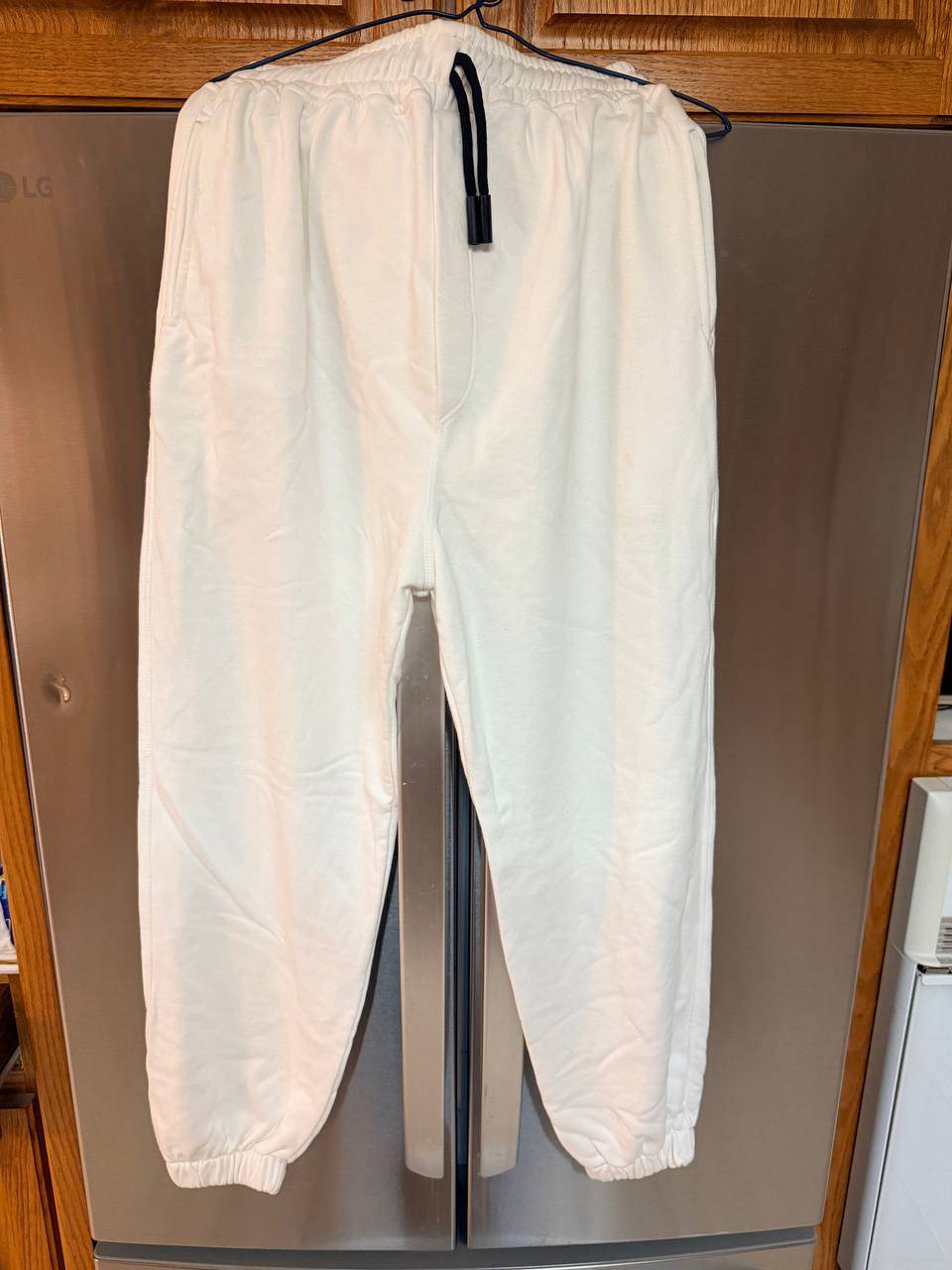 White Drawstring Joggers