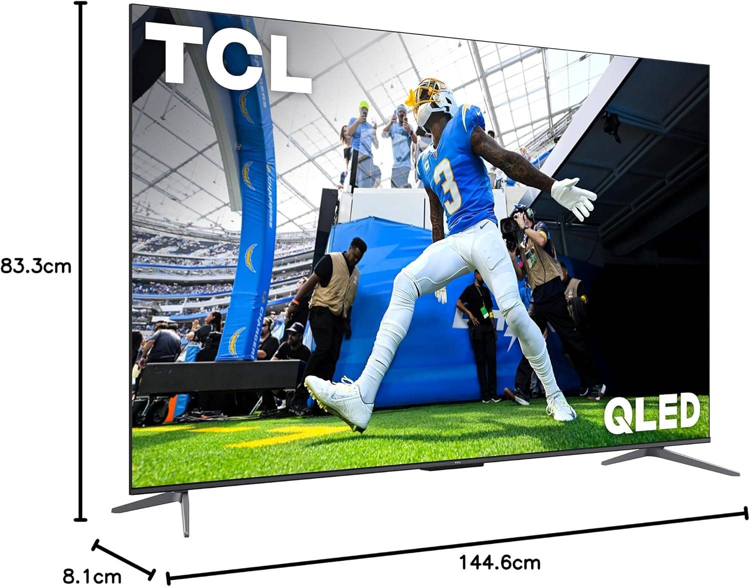 TCL 65-Inch Q6 QLED 4K Smart TV with Google TV - photo 2