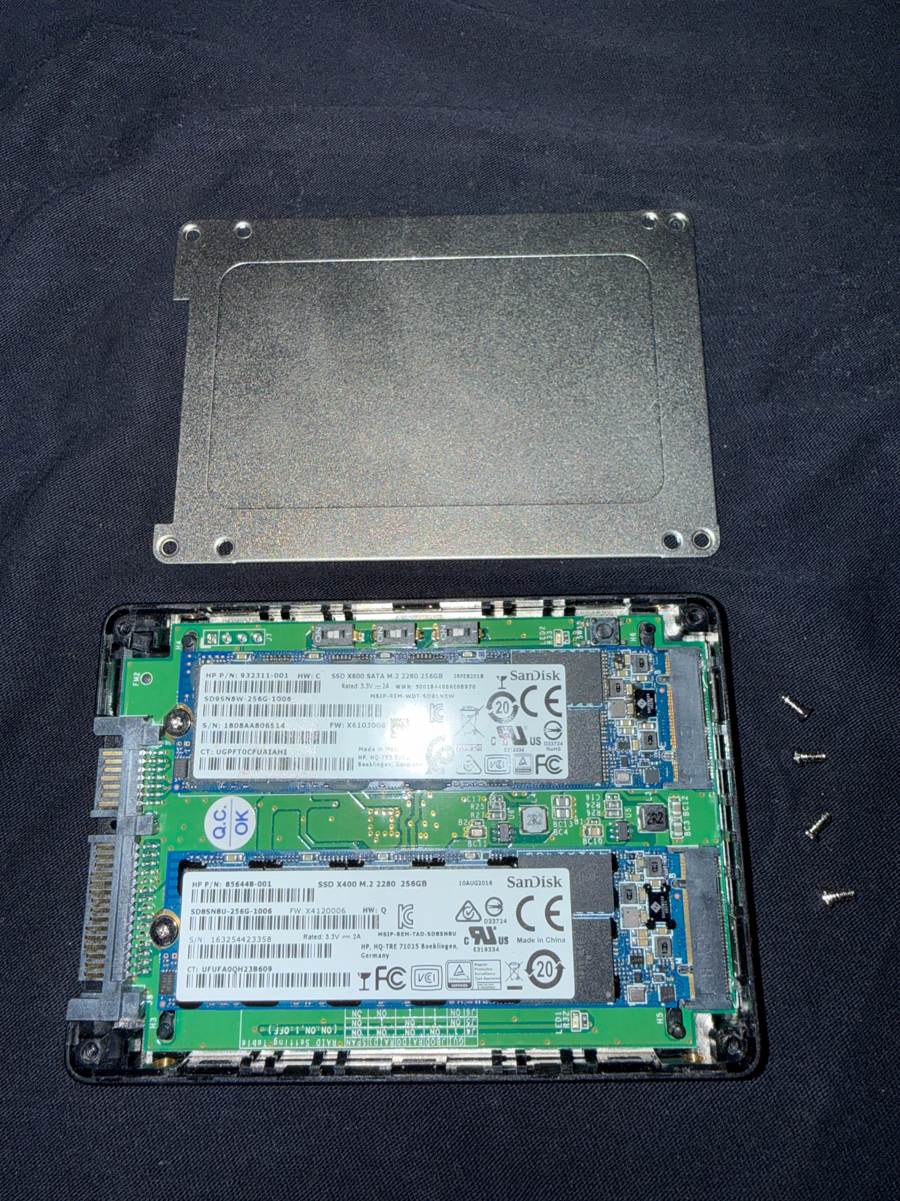 USED - StarTech Dual M.2 SATA RAID Adapter - photo 2