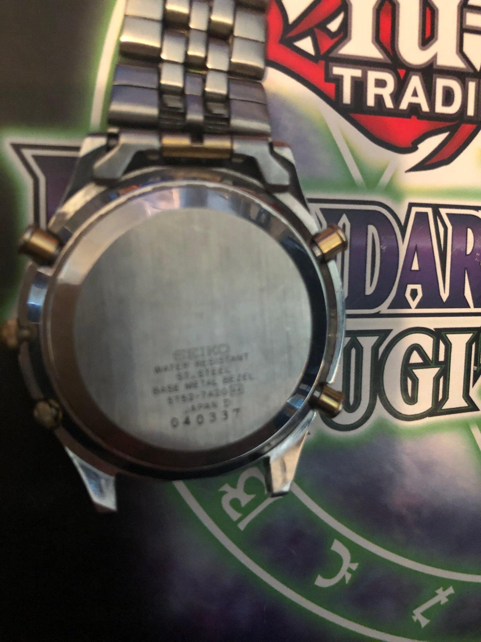 Seiko World Timer Quartz Watch - Broken Clasp - photo 2