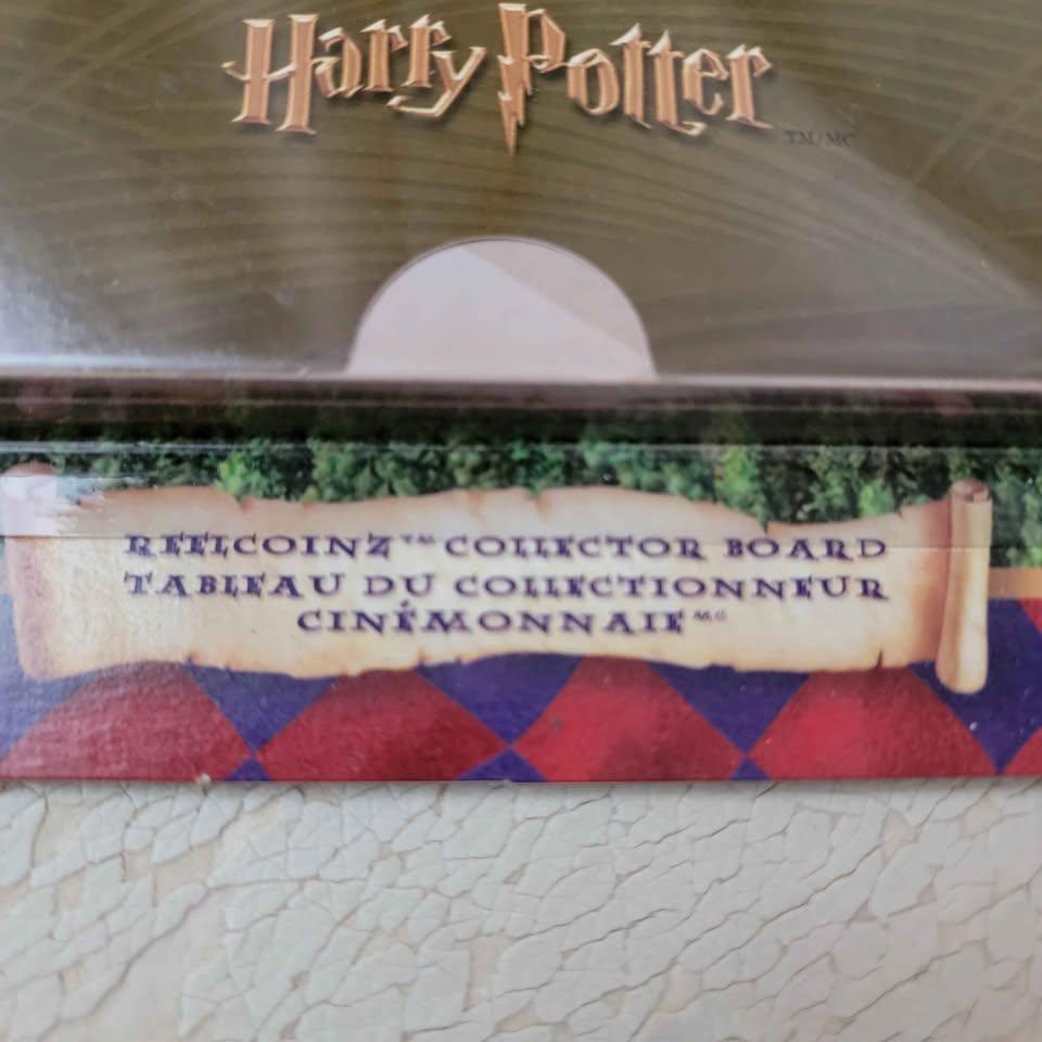 vintage 2001 Harry Potter Reel Coinz Collector Board produced - photo 4