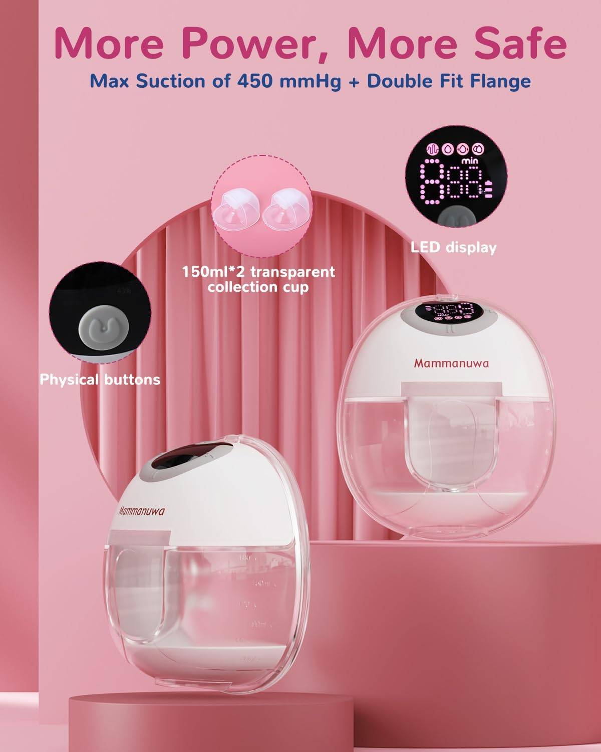 Electric Breast Pump - Lightweight, Portable - photo 2
